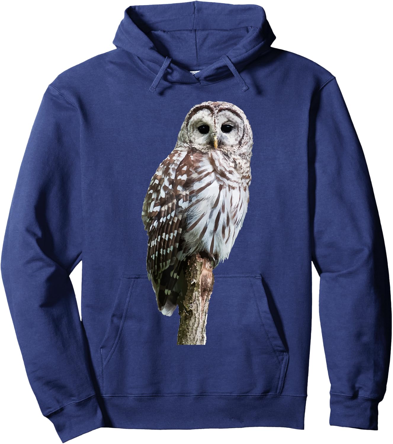 Barred Owl Bird | Birder Birding | Cute Owl Gift Hoodie - Hoodie | Navy