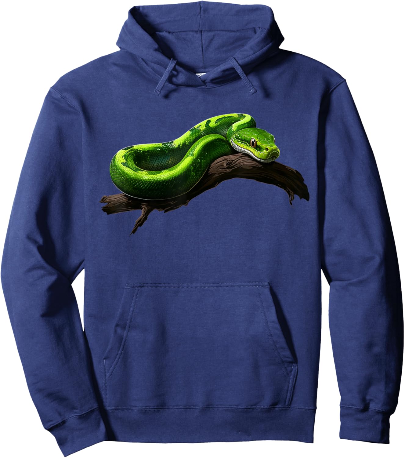 Green Tree Python Owner Reptiles for Snake Lover Hoodie - Hoodie | Navy