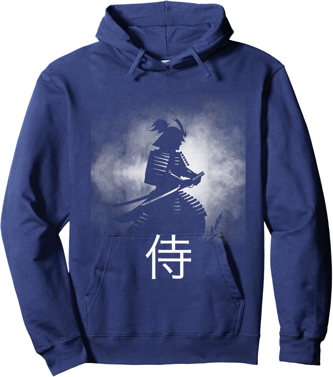 Japanese Samurai Warrior Hoodie - Hoodie | Navy