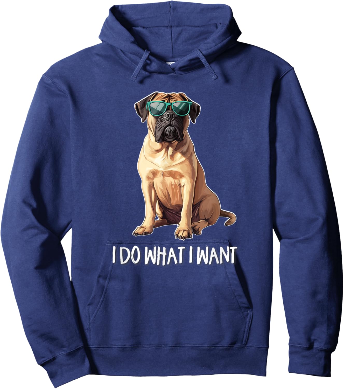 Kids I Do What I Want English Mastiff Lover Hoodie - Hoodie | Navy