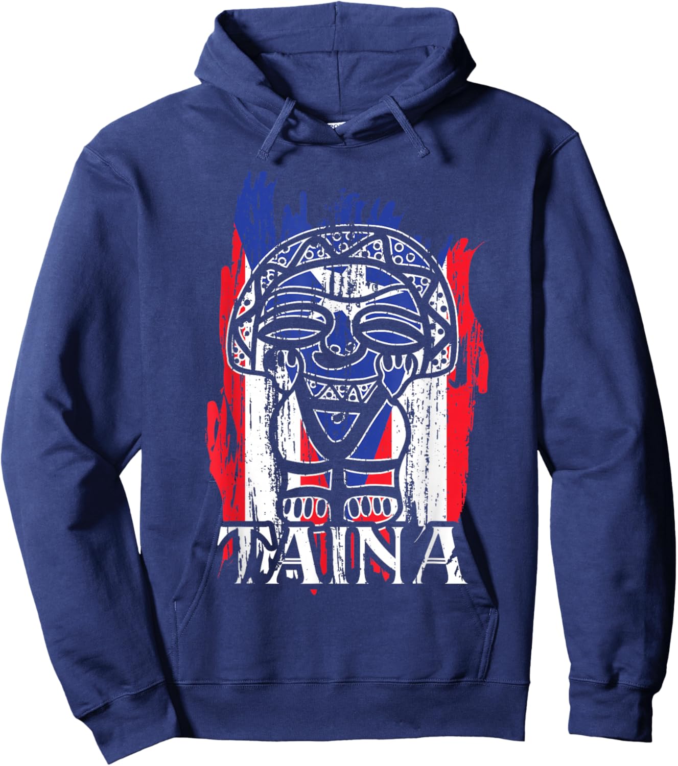 Taino Taina moon goddess taina puerto rico boricua symbols Hoodie - Hoodie | Navy