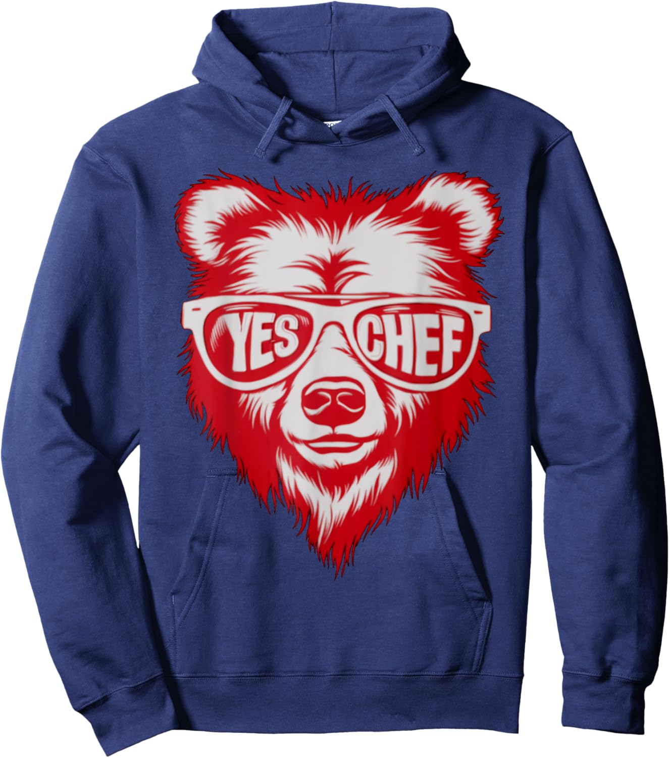 Yes Chef Vintage Movie Awesome Apparel Cooking Restaurant Hoodie - Hoodie | Navy