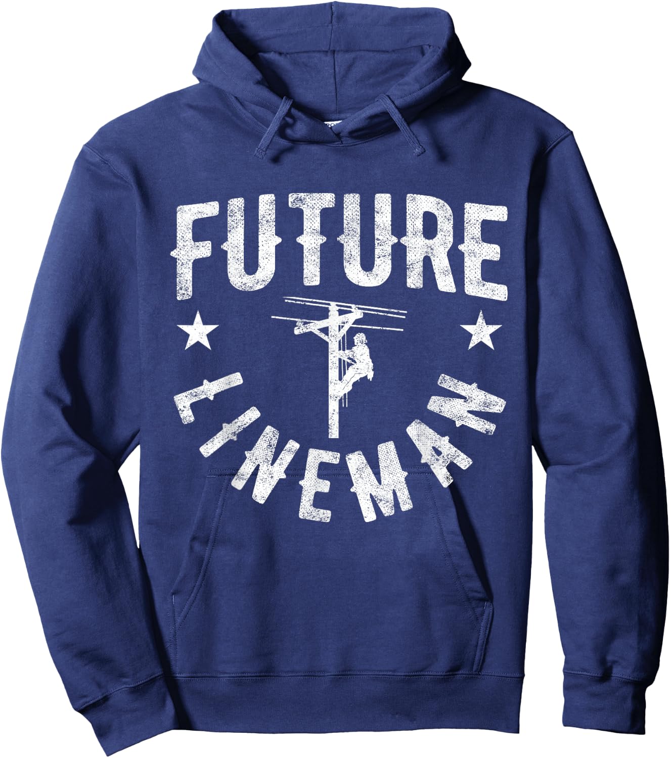 Future Lineman Hoodie - Hoodie | Navy