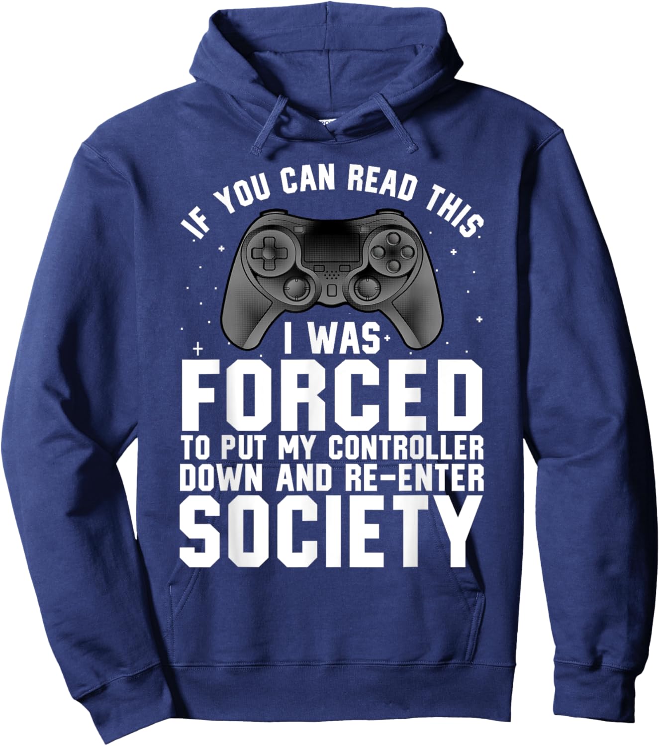 Funny Gamer Women Video Gamer Gaming Game Controller Hoodie - Hoodie | Navy