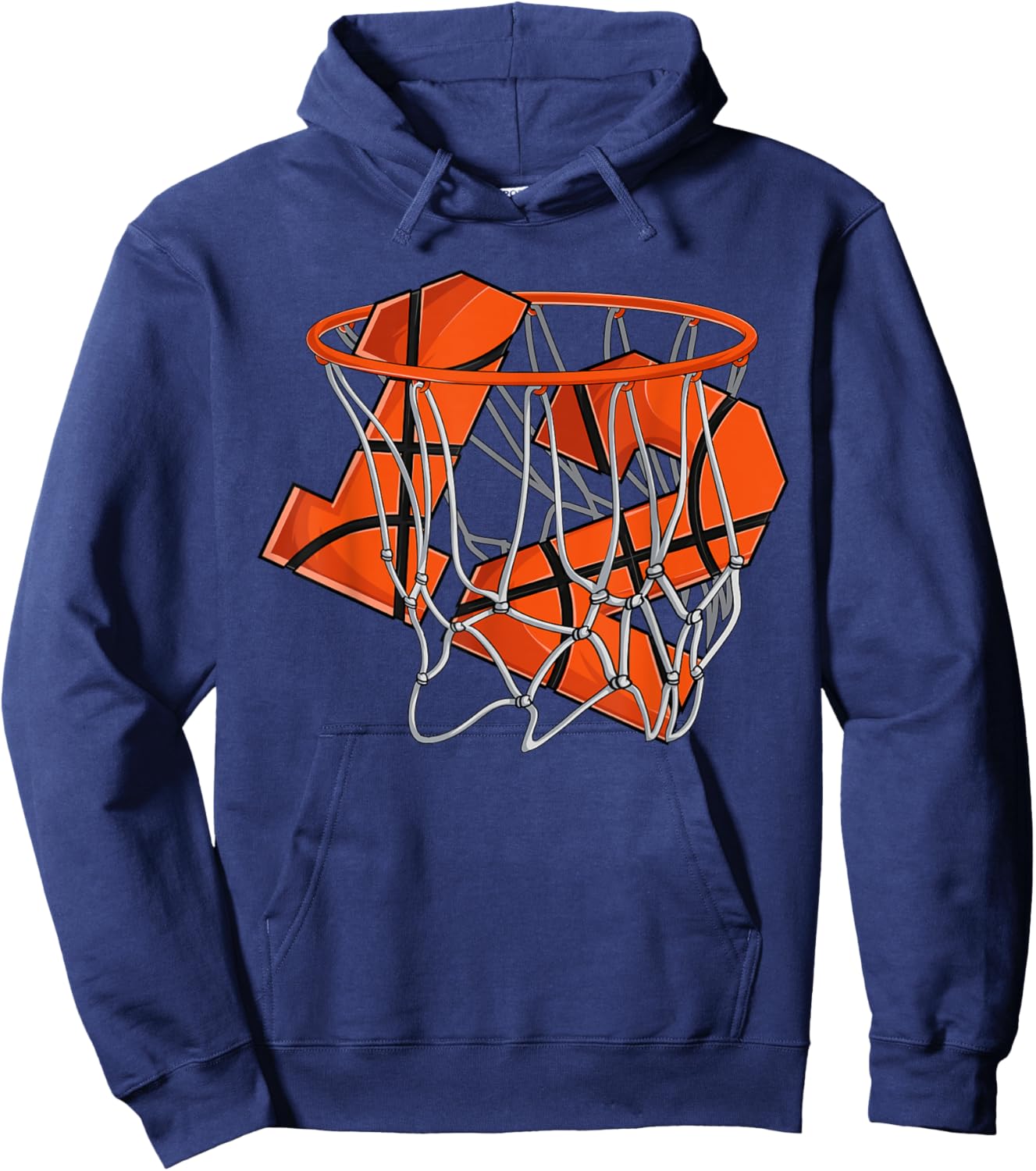 12th Birthday Basketball Shirt Kids, Boys 12 Year Old Hoodie - Hoodie | Navy