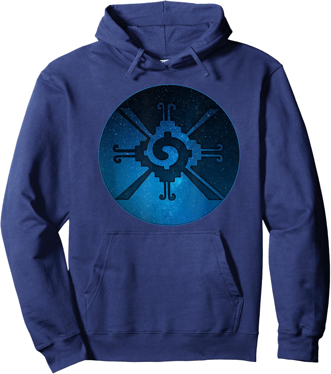 Ancient Mayan Symbol of Balance & Stability Hunab Ku Hoodie - Hoodie | Navy