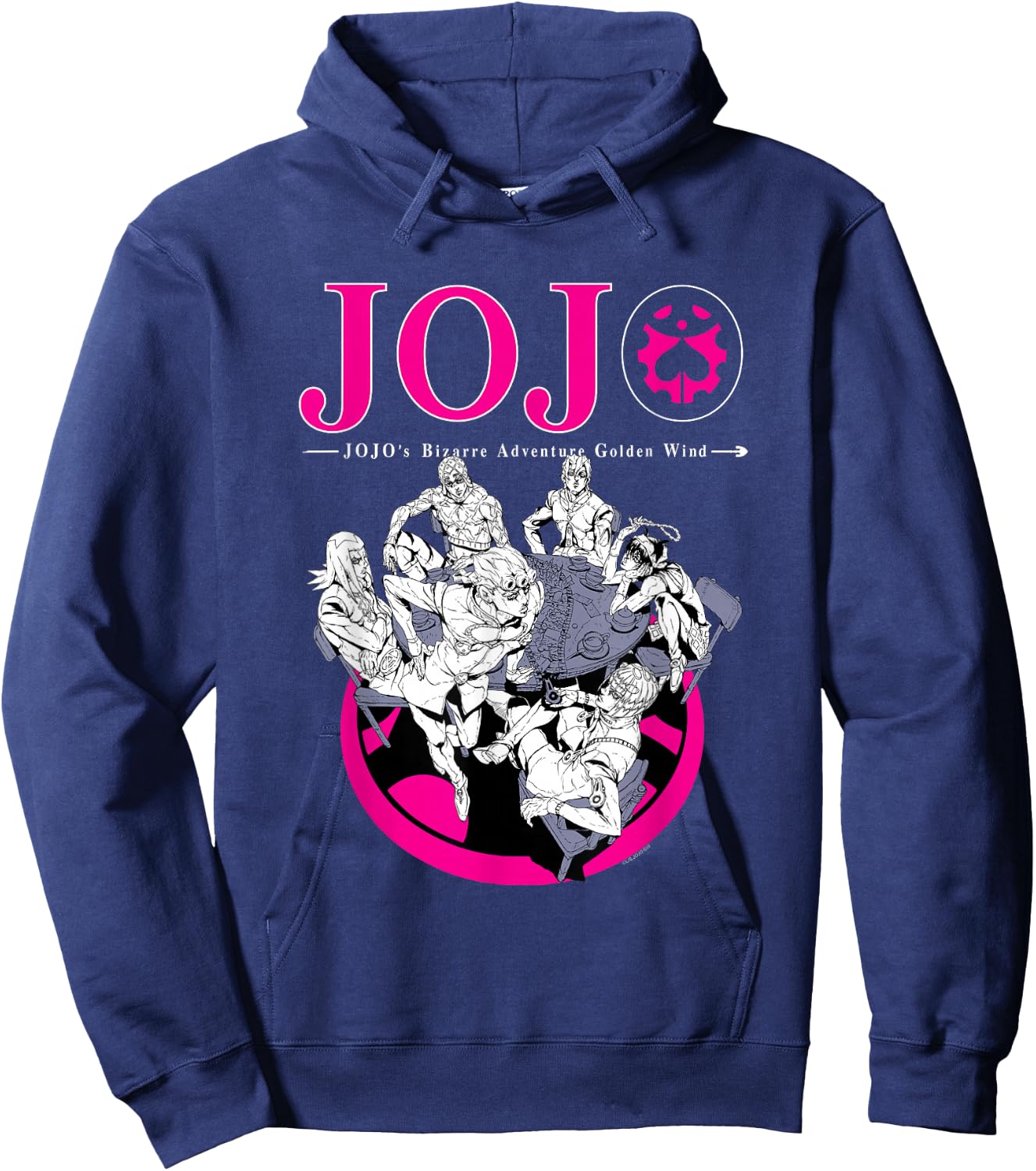 JoJo's Bizarre Adventure Part 5 Golden Wind Bruno's Gang Hoodie - Hoodie | Navy