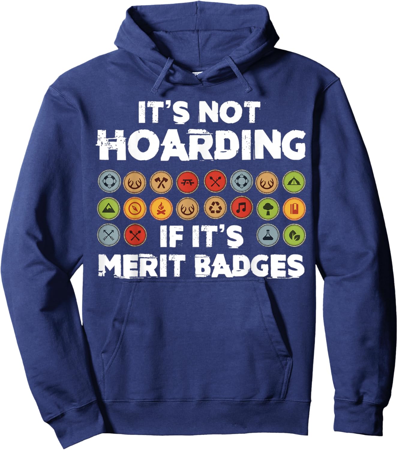 Scout Leader - Merit Bagdes - Adult Leader Of A Scout Unit Hoodie - Hoodie | Navy