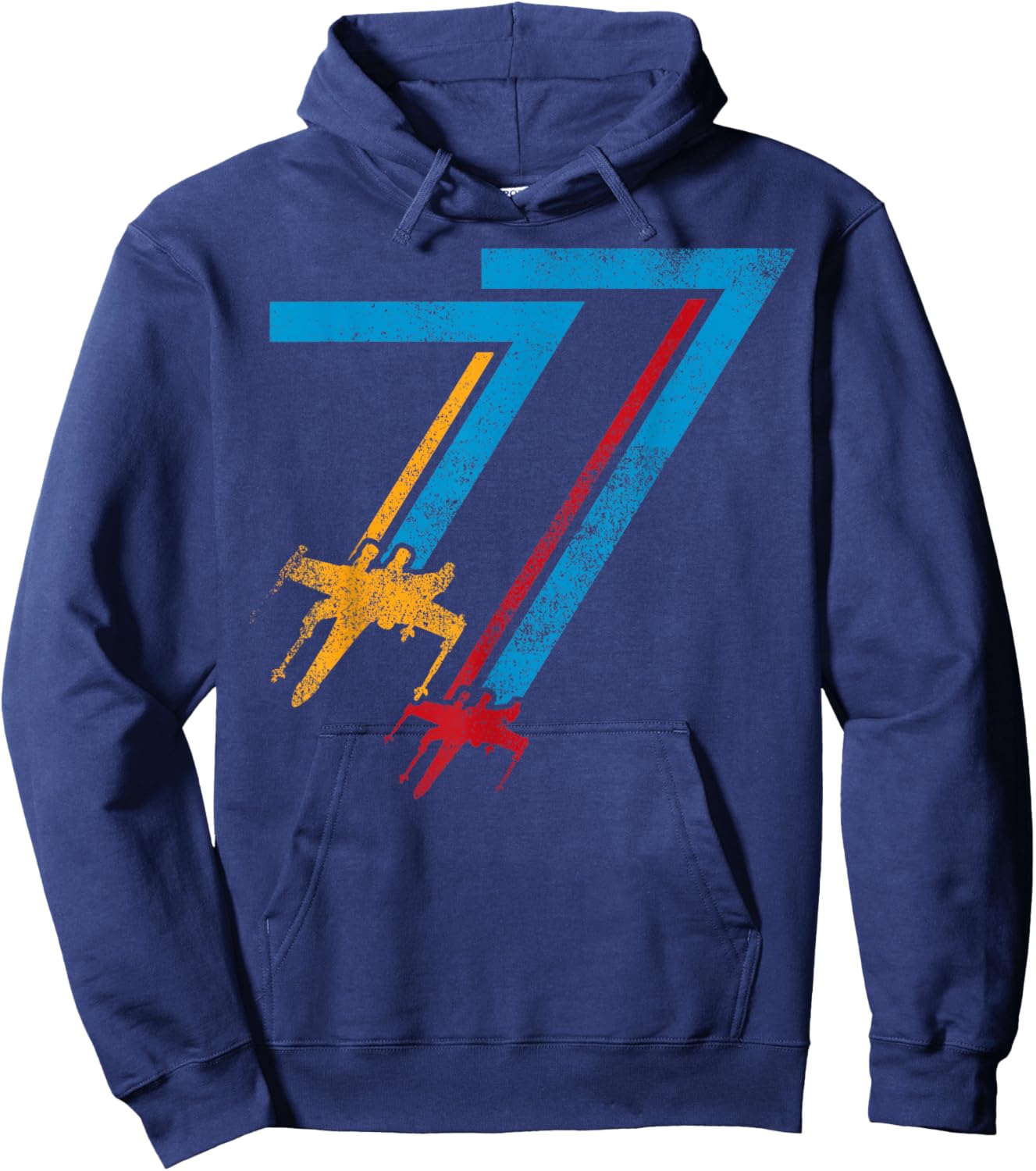 Affiche de Star Wars Double X-Wing '77 Hoodie - Hoodie | Navy