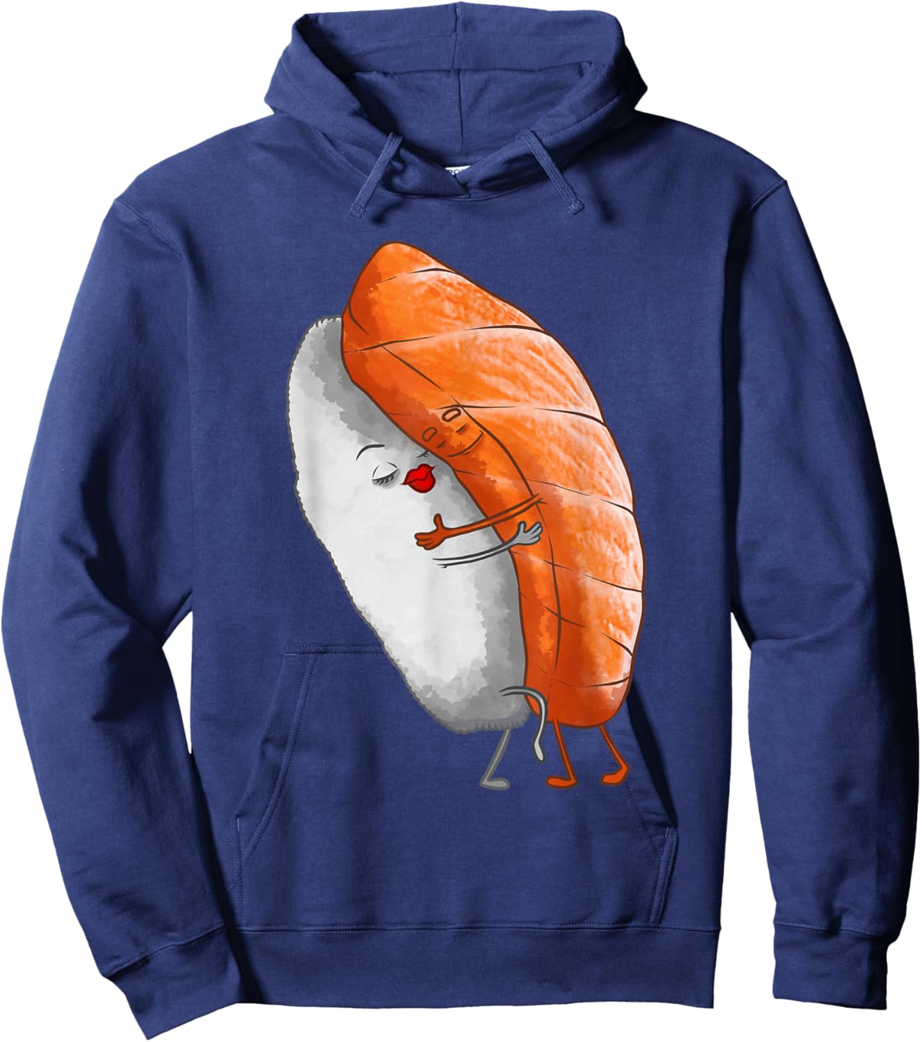Funny Sushi Design For Kids Men Women Foodie Hug Sushi Lover Hoodie - Hoodie | Navy