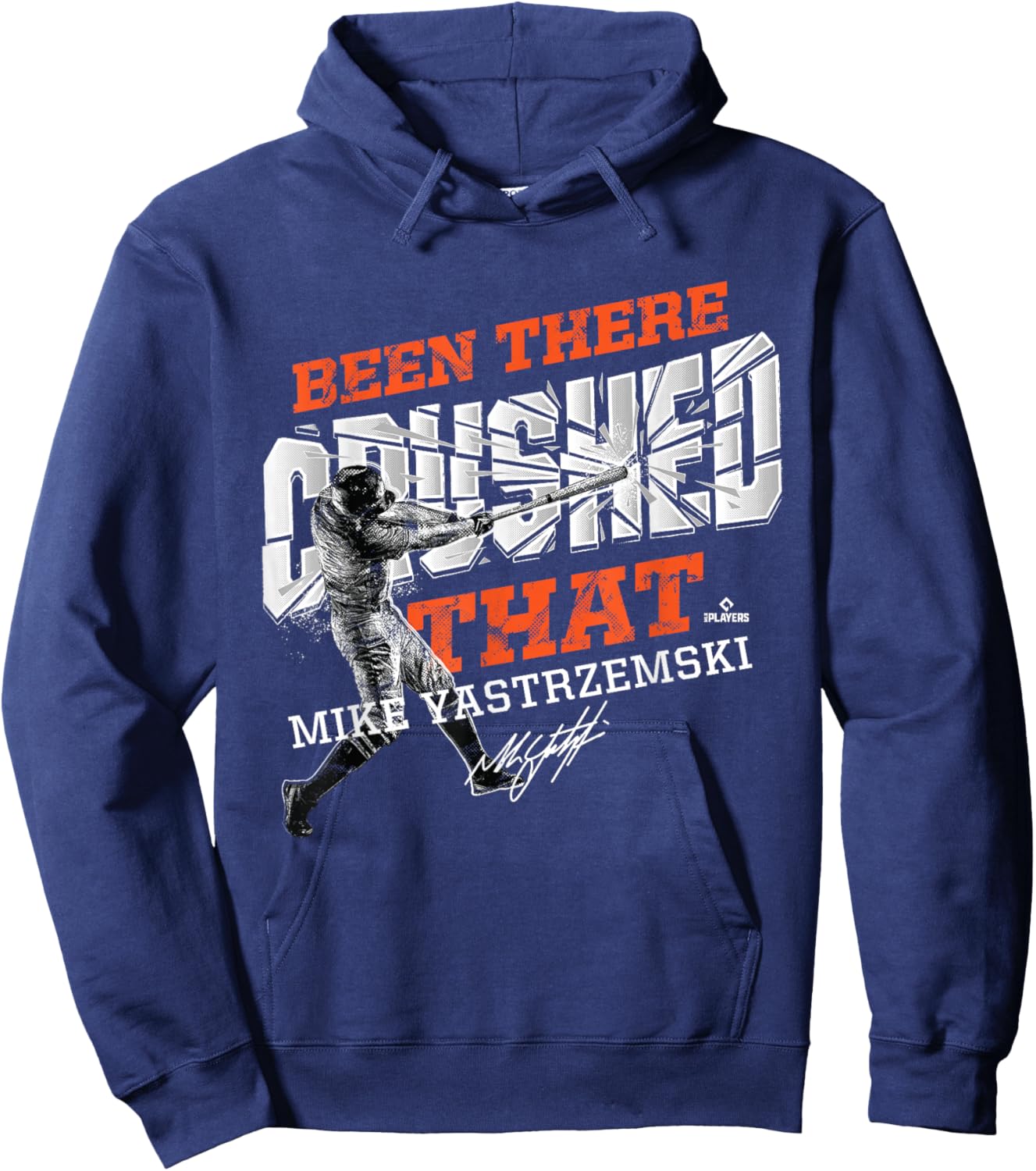 Mike Yastrzemski Been There Crushed That Hoodie - Hoodie | Navy