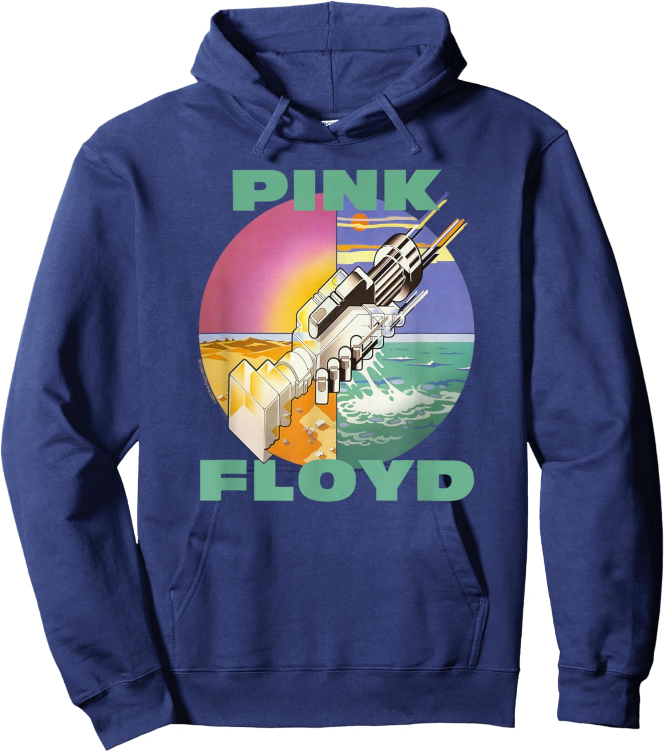 Pink Floyd Wish You Were Here Rock Music Band Hoodie - Hoodie | Navy