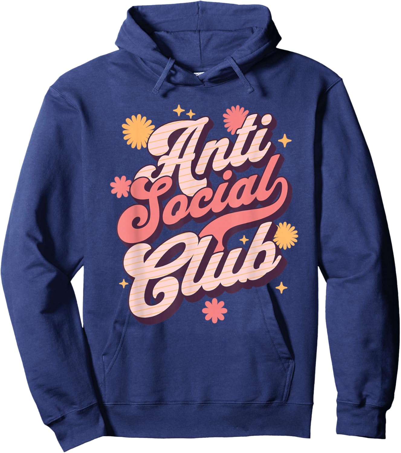 Anti Social Club Hoodie - Hoodie | Navy