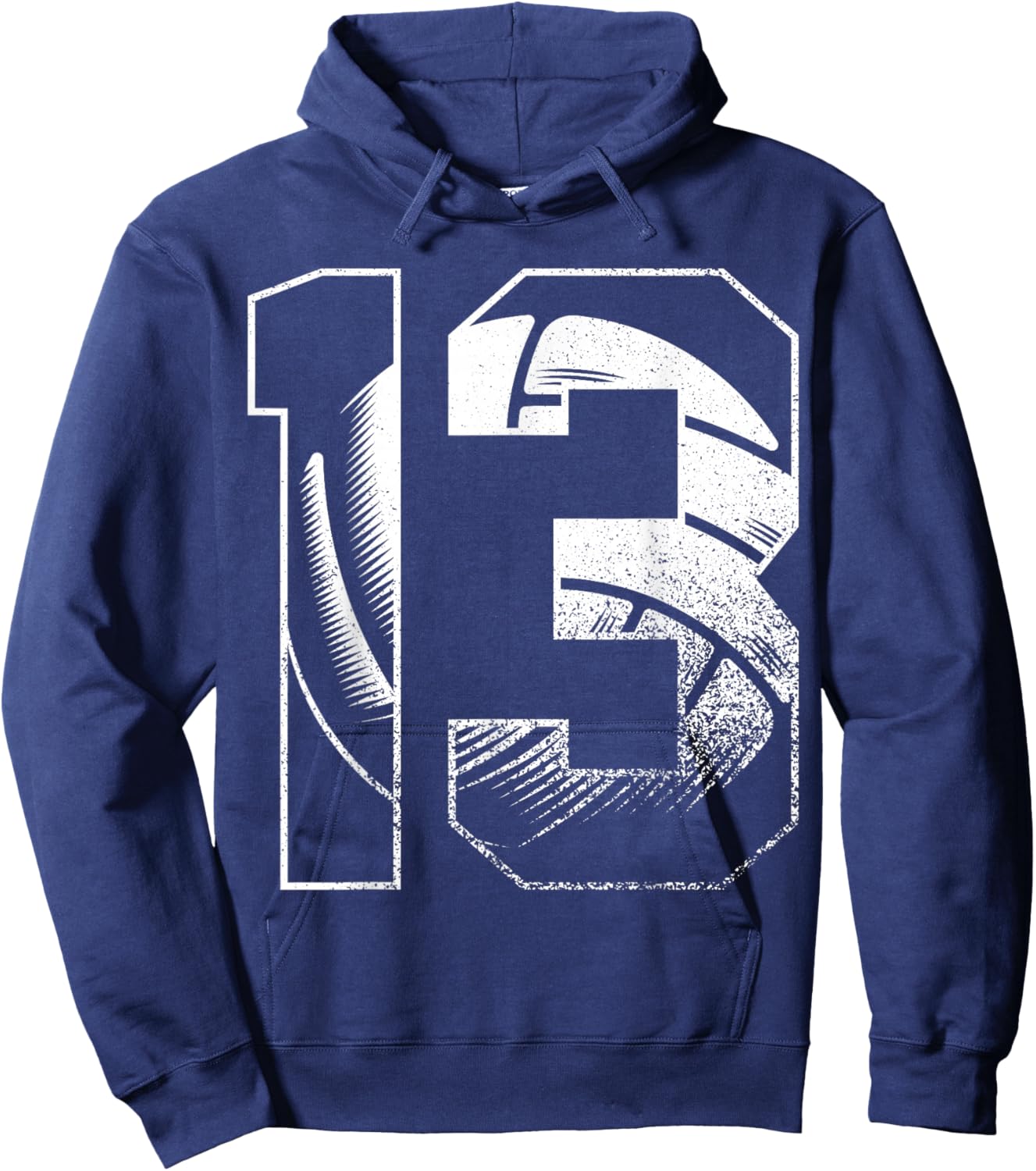 13th Birthday Boy Volleyball Player Volleyball 13 Years Old Hoodie - Hoodie | Navy