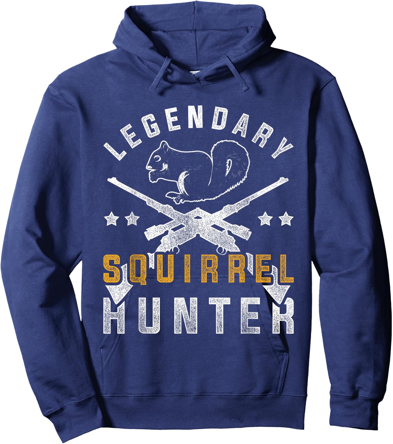 Forest Animal Squirrel Lover Animal Designs Legendary Squirrel Hunter Squirrel Hoodie - Hoodie | Navy