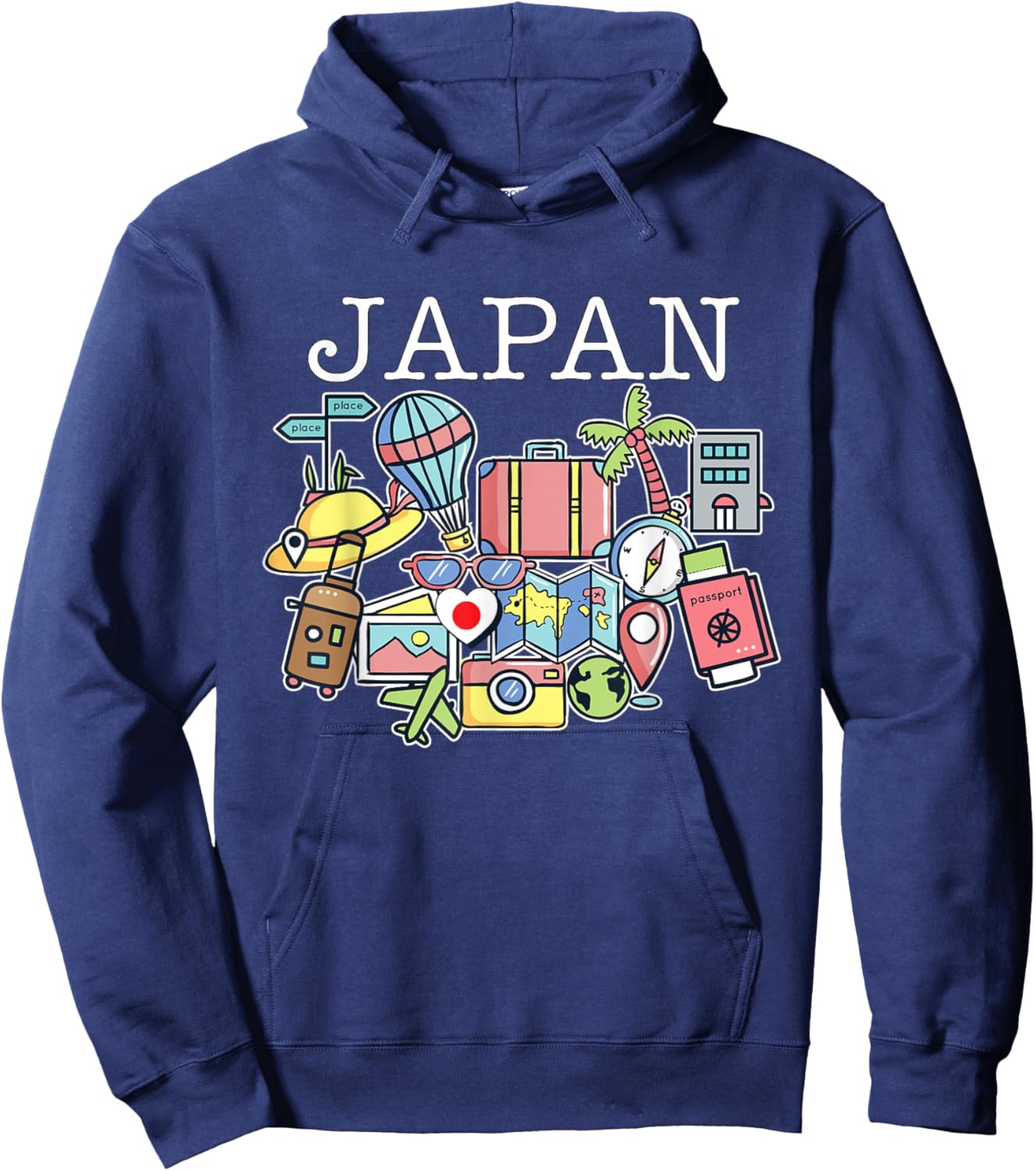 Trip To Japan Bound Family Travel Buddy Matching Hoodie - Hoodie | Navy