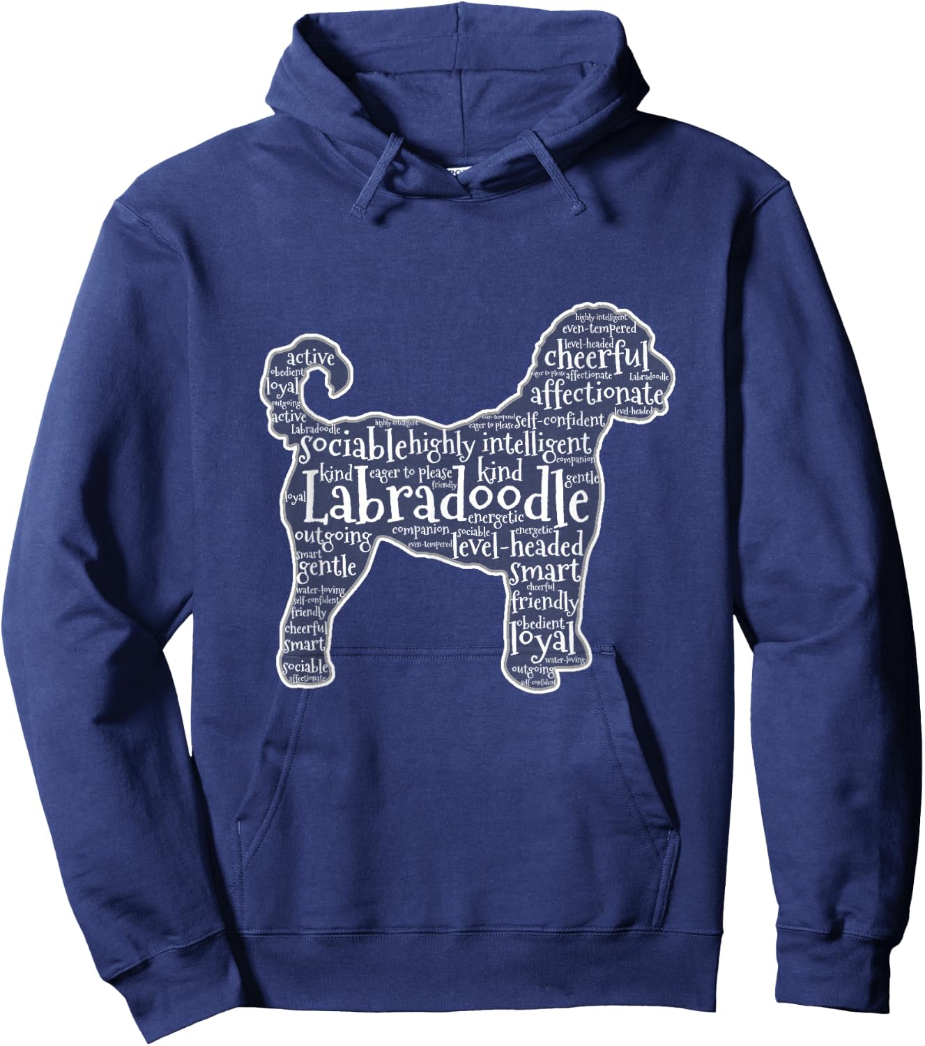 Labradoodle Hoodie - Hoodie | Navy