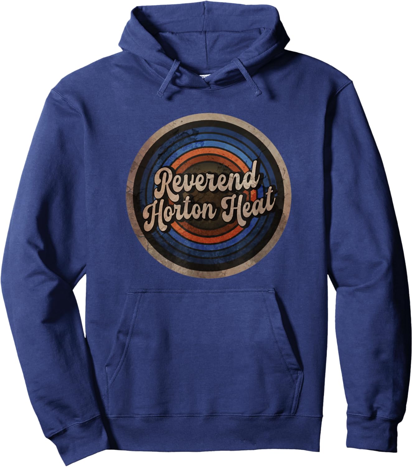 Reverend I Am Strong Horton Heat Vintage Christian Jesus Hoodie - Hoodie | Navy