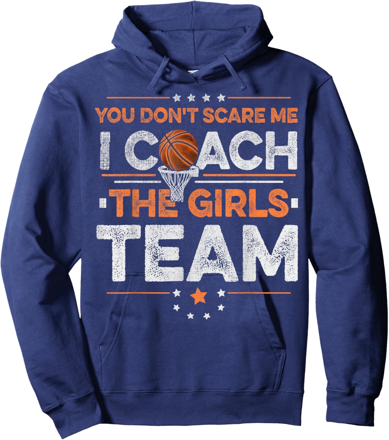 Basketball Girl Coach Quote for a Basketball Coach for girls Hoodie - Hoodie | Navy