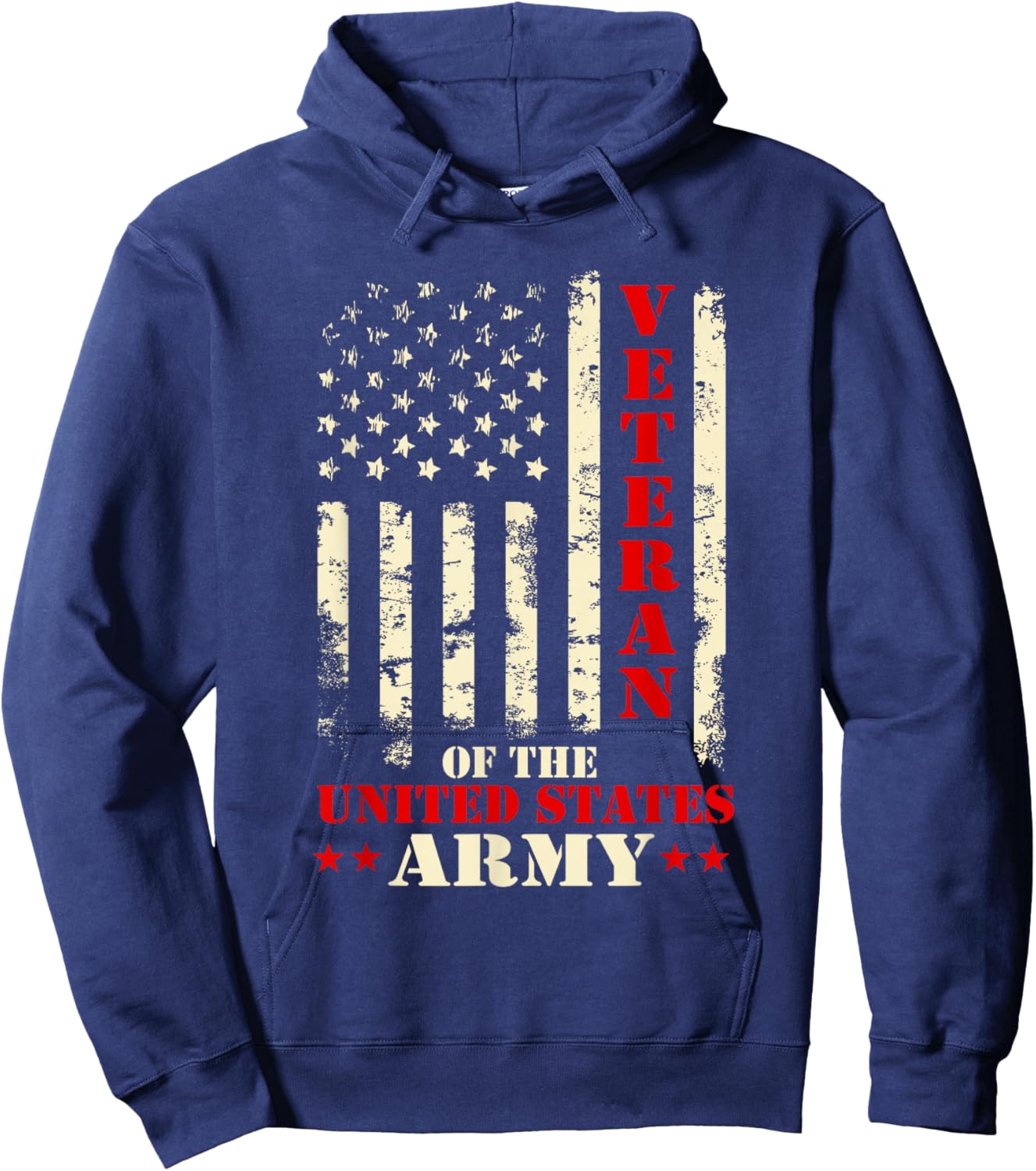 Veteran Of The United States Army - Patriotic Veterans Day Hoodie - Hoodie | Navy