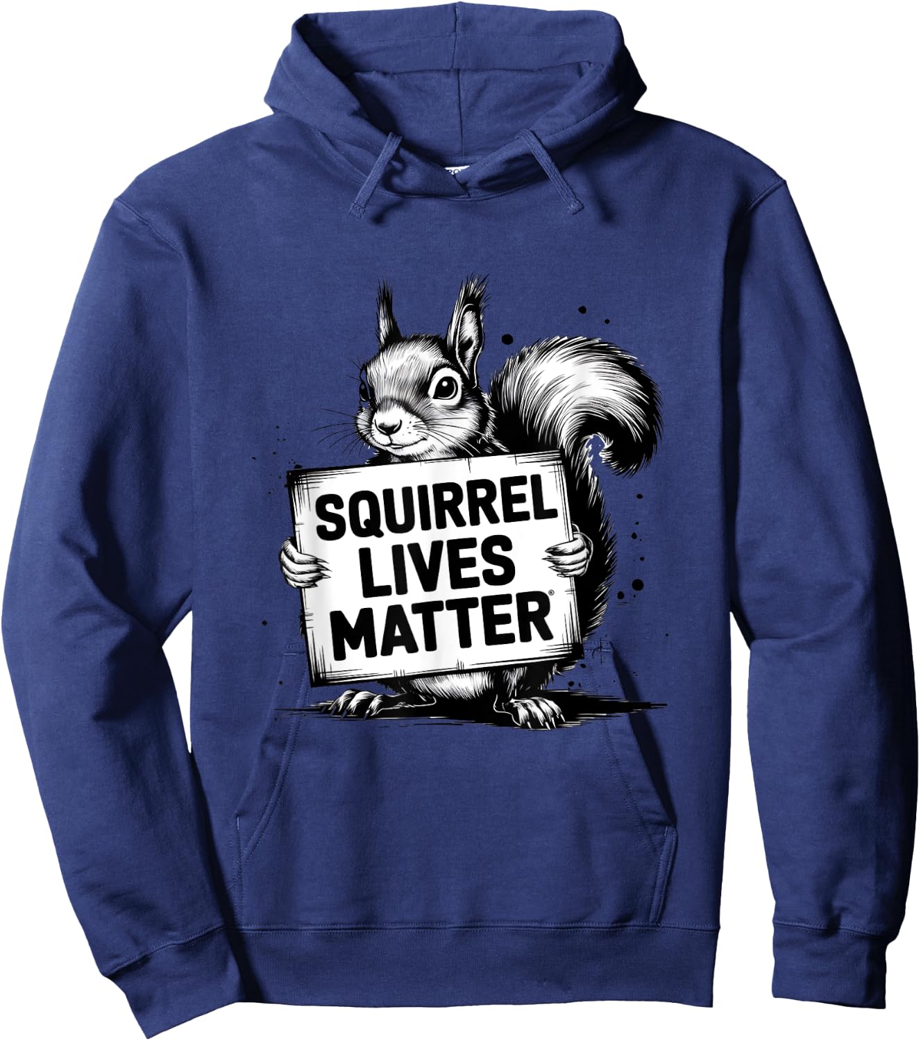 Squirrel Lives Matter Perfect Squirrel, Animal Lover Cute Hoodie - Hoodie | Navy