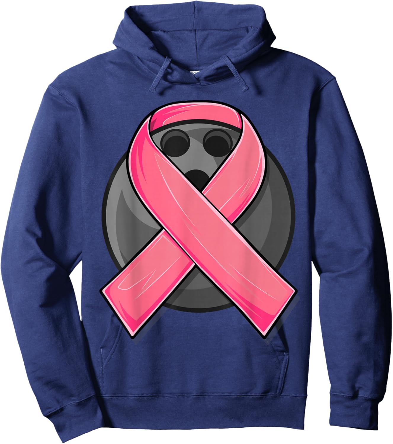 Breast Cancer Awareness Bowling Shirts, Pink Cancer Support Hoodie - Hoodie | Navy