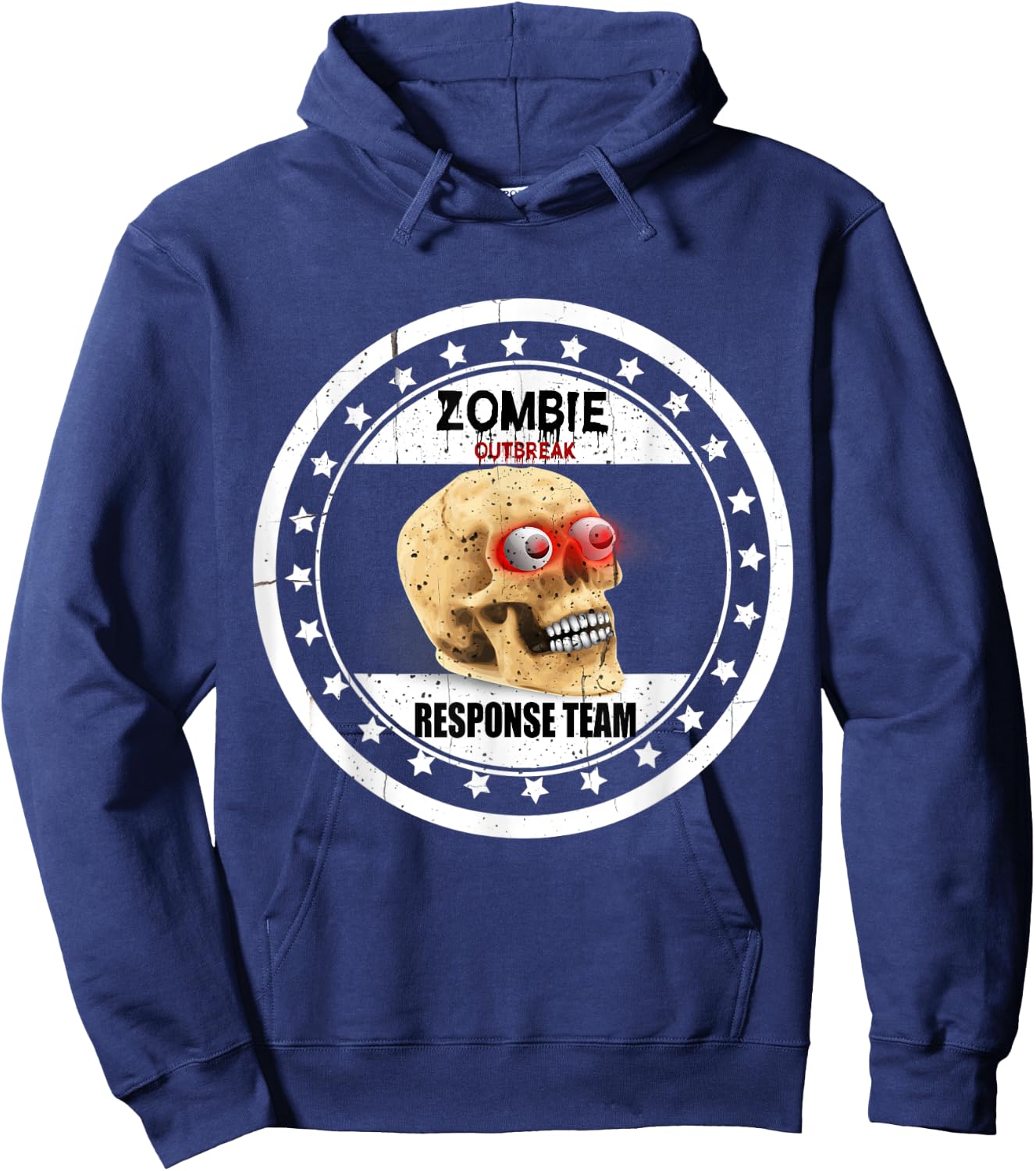 Awesome Zombie Outbreak Response Team Hoodie - Hoodie | Navy