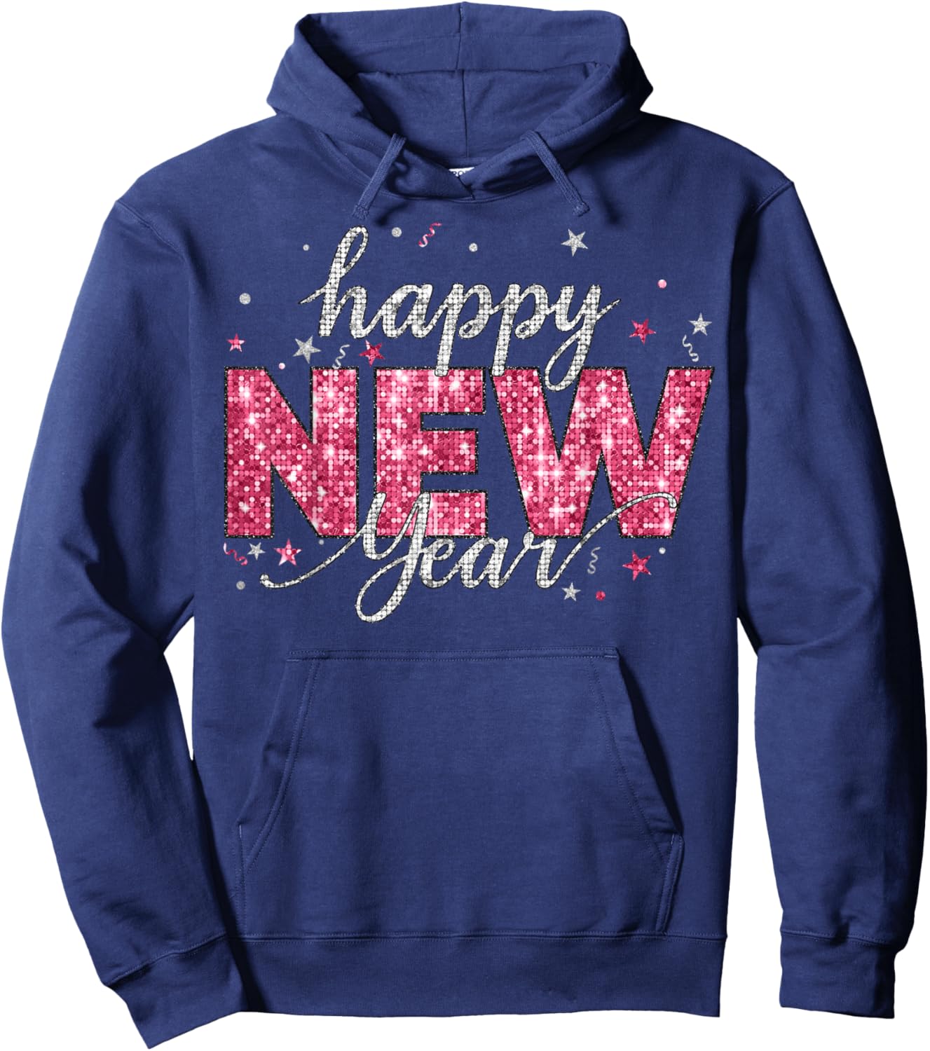 Happy New Year 2026 New Year's Eve Countdown Party Family Hoodie - Hoodie | Navy