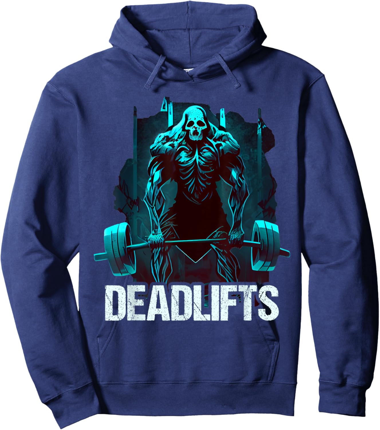 Deadlifts Gym Fitness Funny Workout Hoodie - Hoodie | Navy