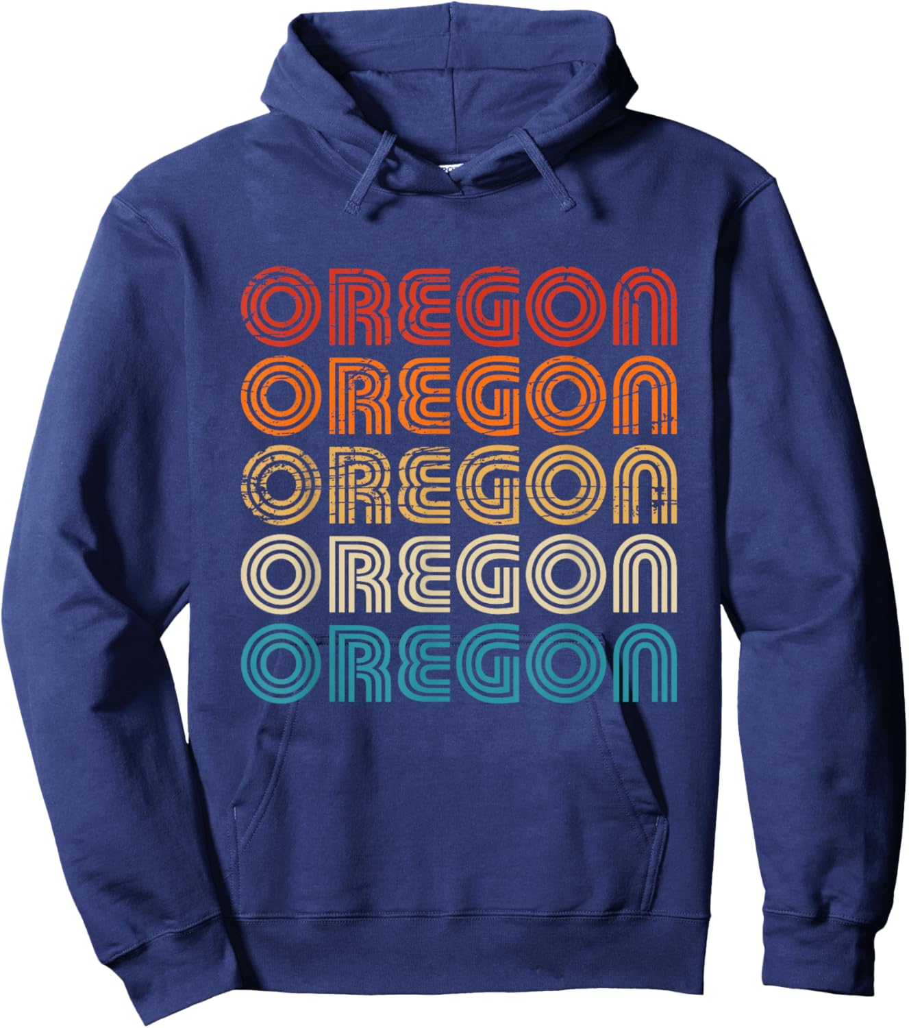 Oregon State Retro Vintage Women Youth Hoodie - Hoodie | Navy