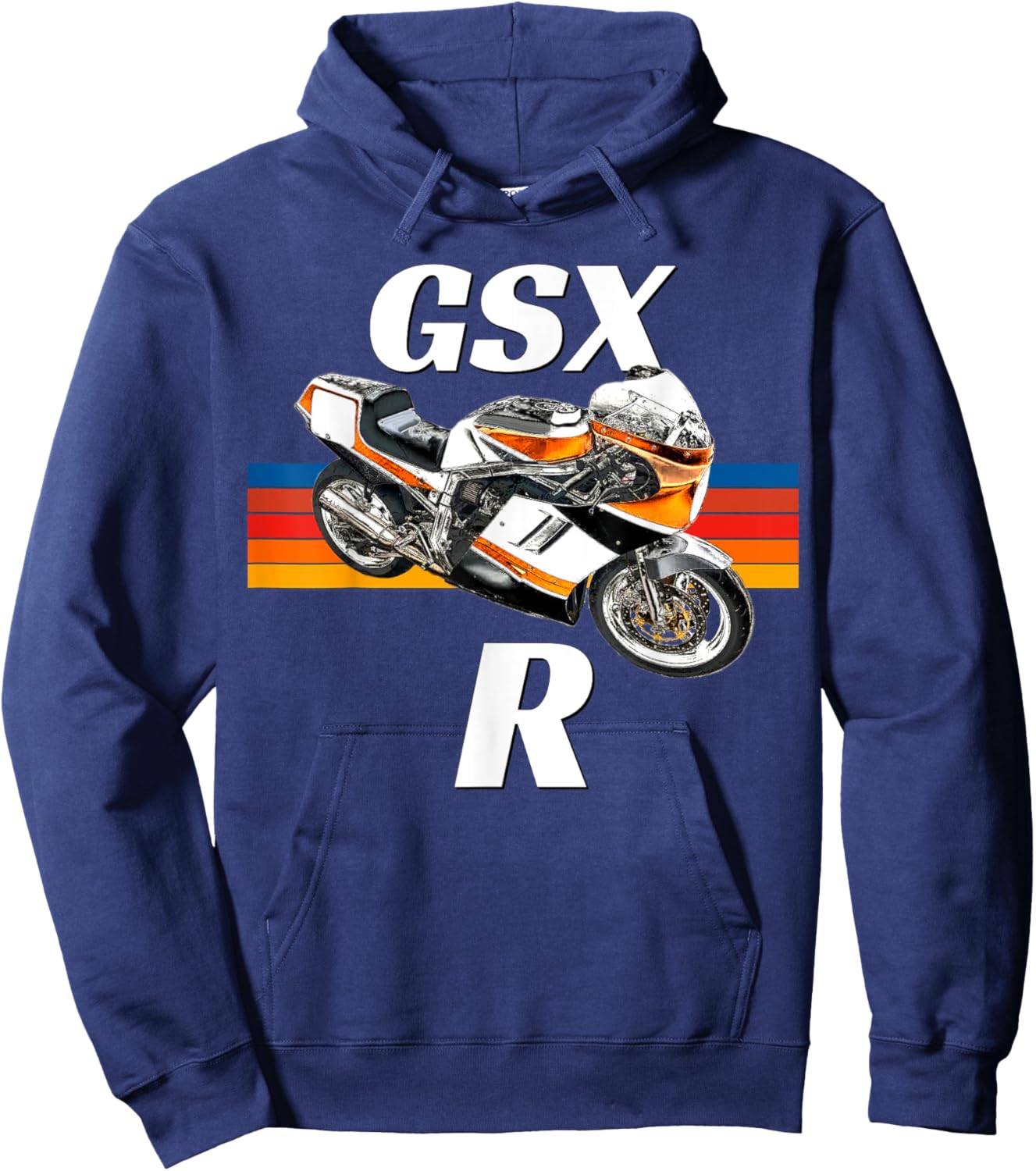 Motorcycle Sport Bike GSXR Street Bike, Race Motorcycle Hoodie - Hoodie | Navy