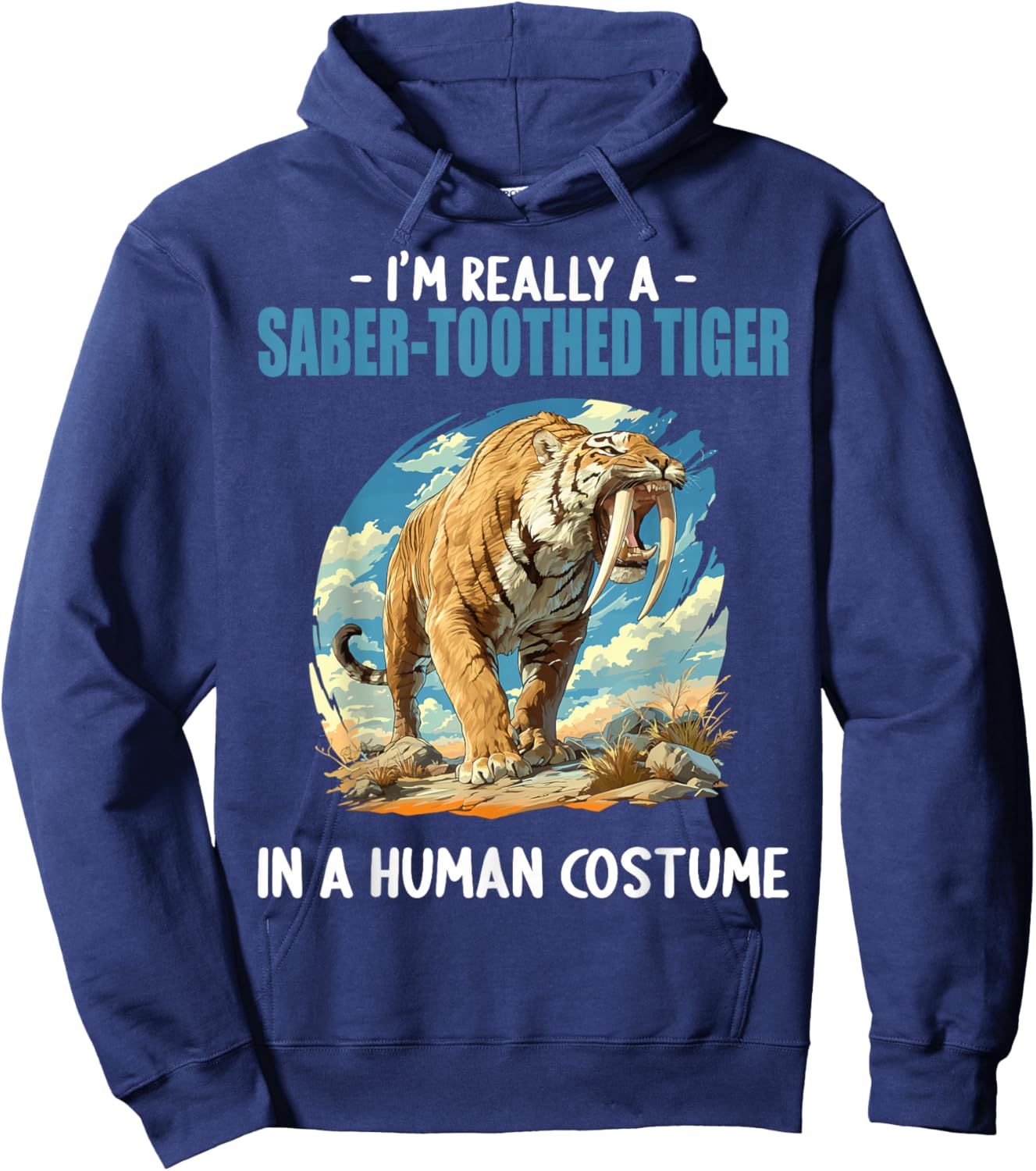 Saber-Toothed Tigers Saber-Toothed Tiger Hoodie - Hoodie | Navy
