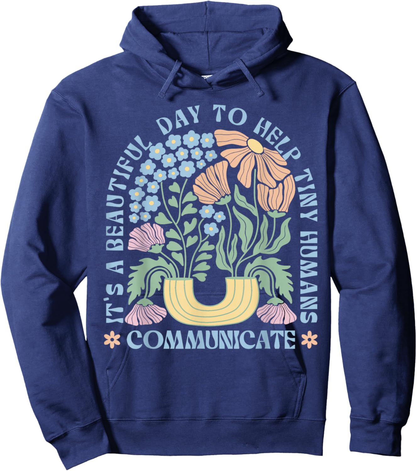 Speech Language Pathologist Pathology Speech Therapy SLP Hoodie - Hoodie | Navy