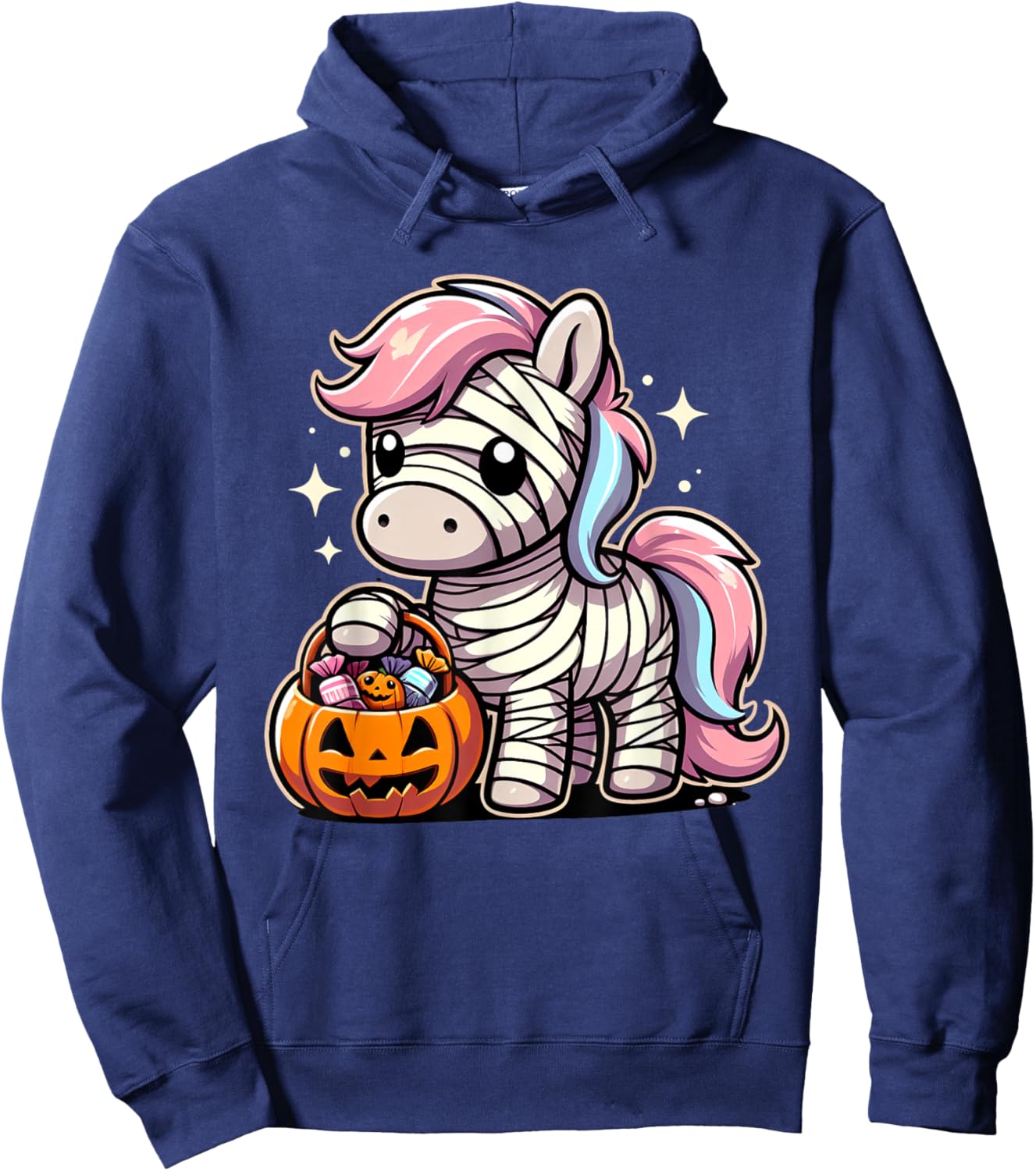 Cute Horse Halloween Costume Toddler Kids Boys & Girls Hoodie - Hoodie | Navy