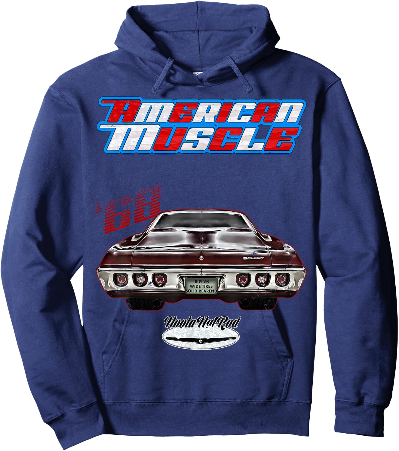 1968,68,HotRod,Impala,Biscayne,Del Ray,DelRay,Muscle Car,USA Hoodie - Hoodie | Navy