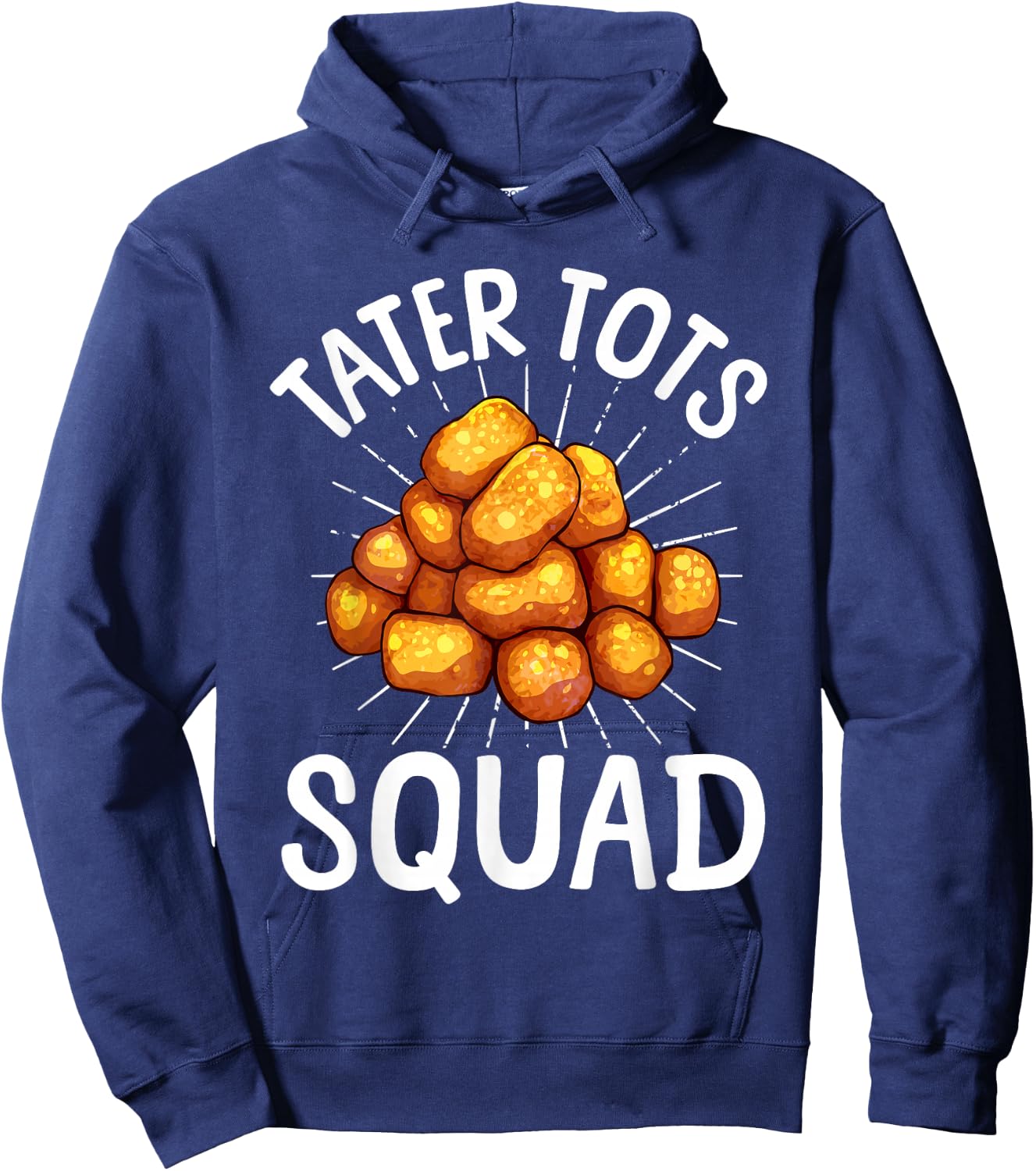 Cool Tater Tot Art Women Kids Potato Tater Tot Lover Hoodie - Hoodie | Navy