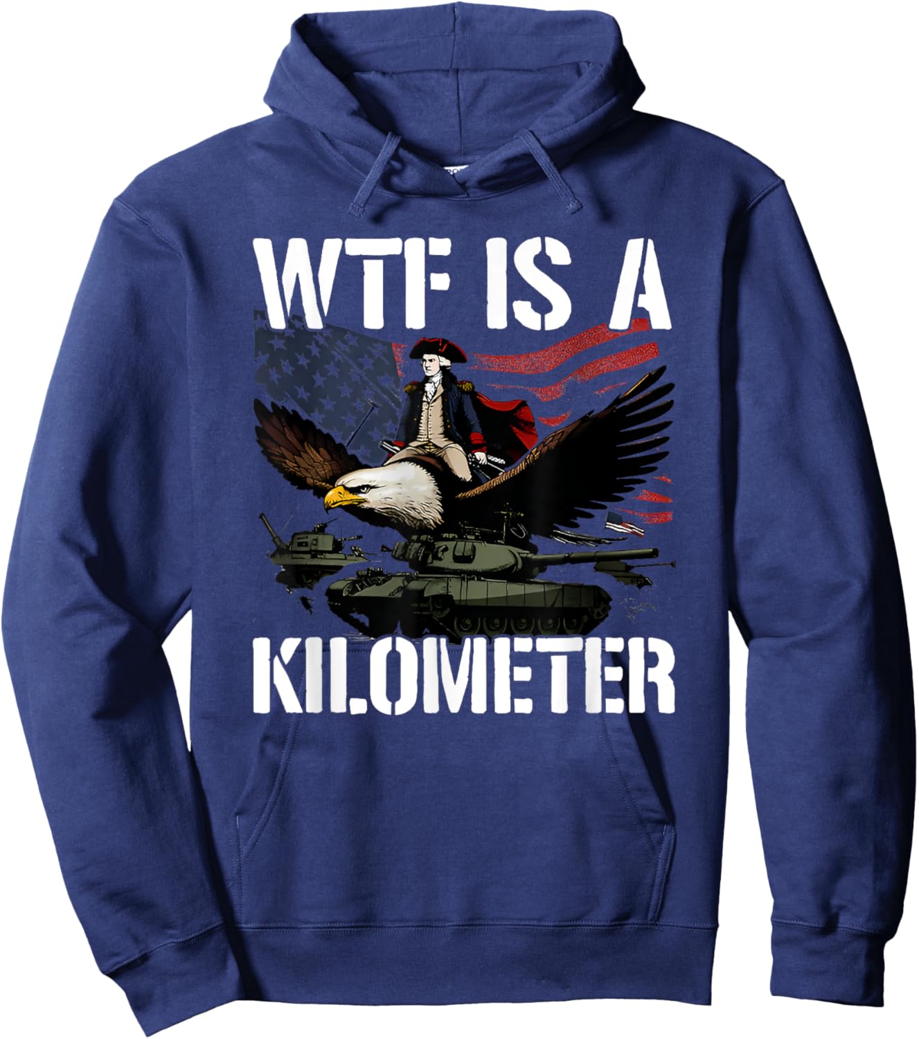 Wtf is a Kilometer Hoodie - Hoodie | Navy
