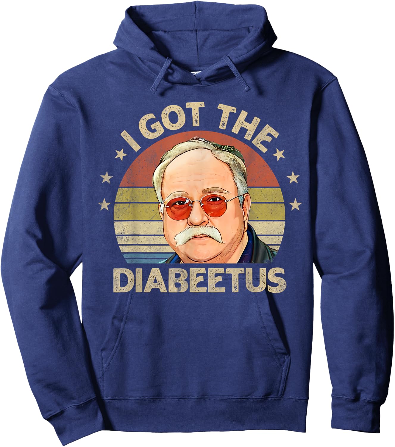 Retro I Got The Diabeetus Funny Diabetes Type 1 2 Awareness Hoodie - Hoodie | Navy