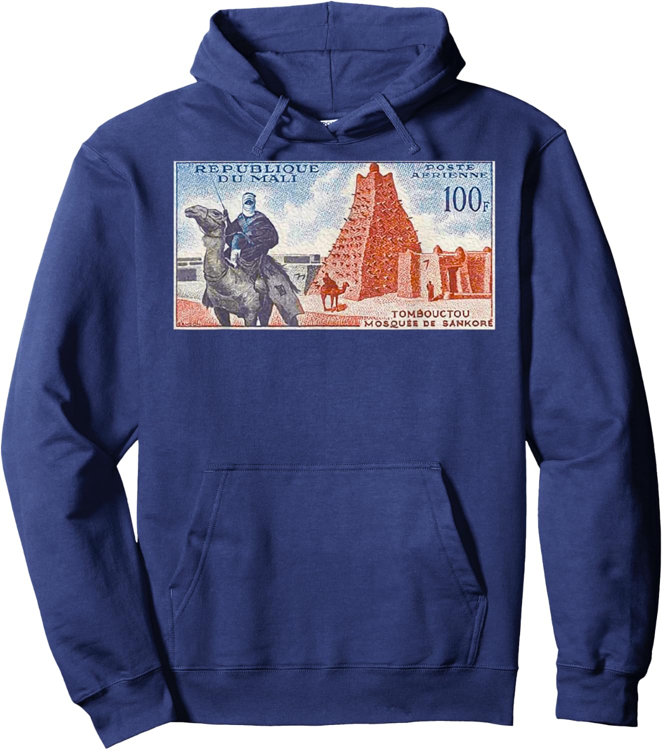 African History Mansa Musa of Mali Empire-King Mansa Musa Hoodie - Hoodie | Navy