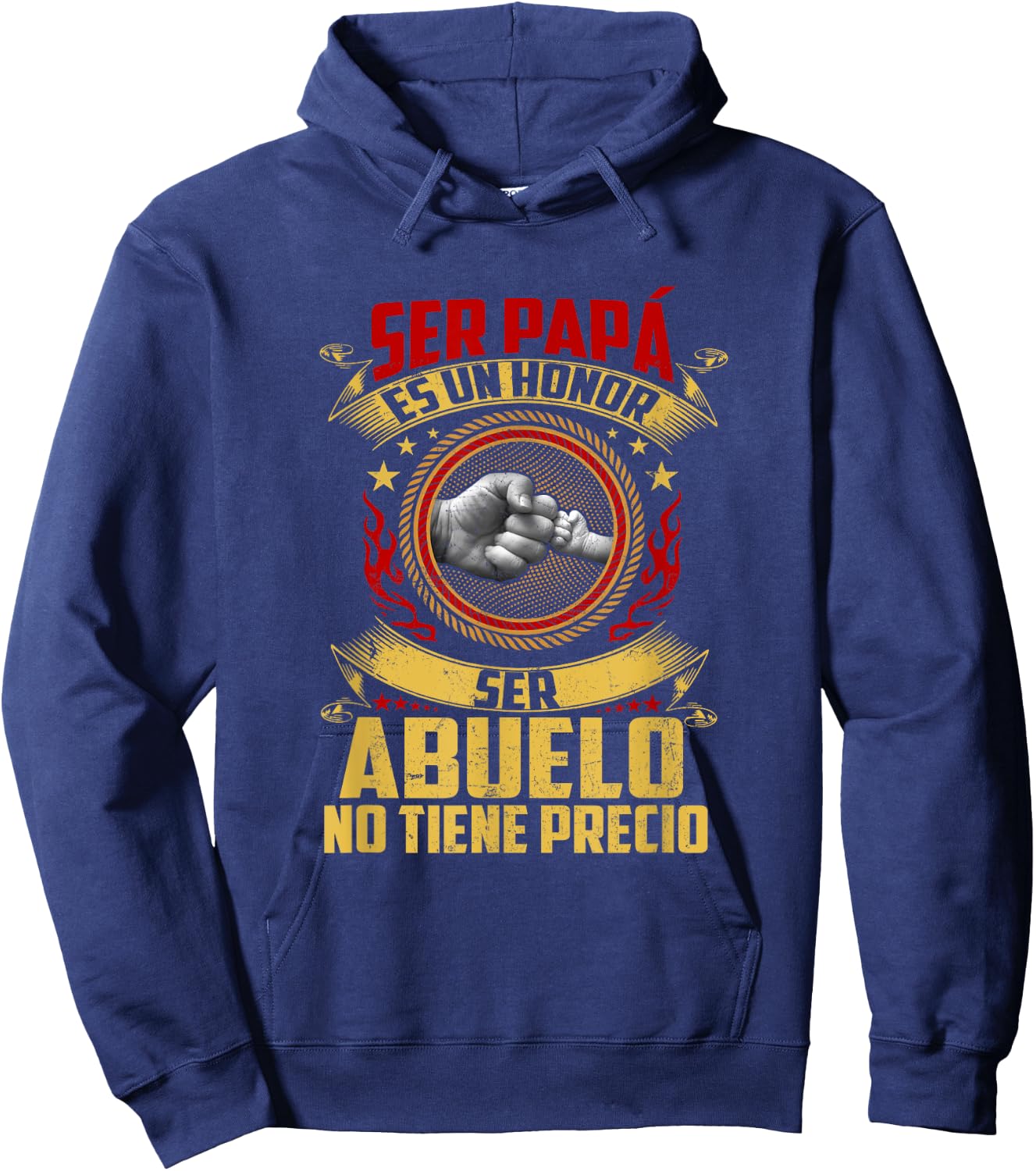Ser Papa Es Un Honor Ser Abuelo No Tiene Precio Fathers Day Hoodie - Hoodie | Navy