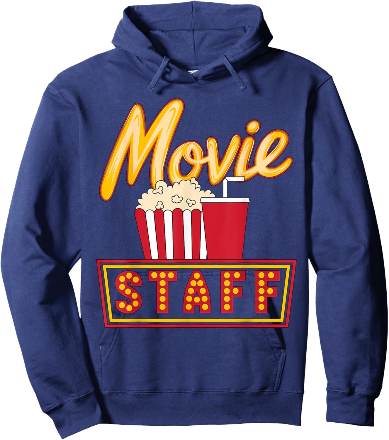 Movie Staff Movie Night Cinema Hoodie - Hoodie | Navy