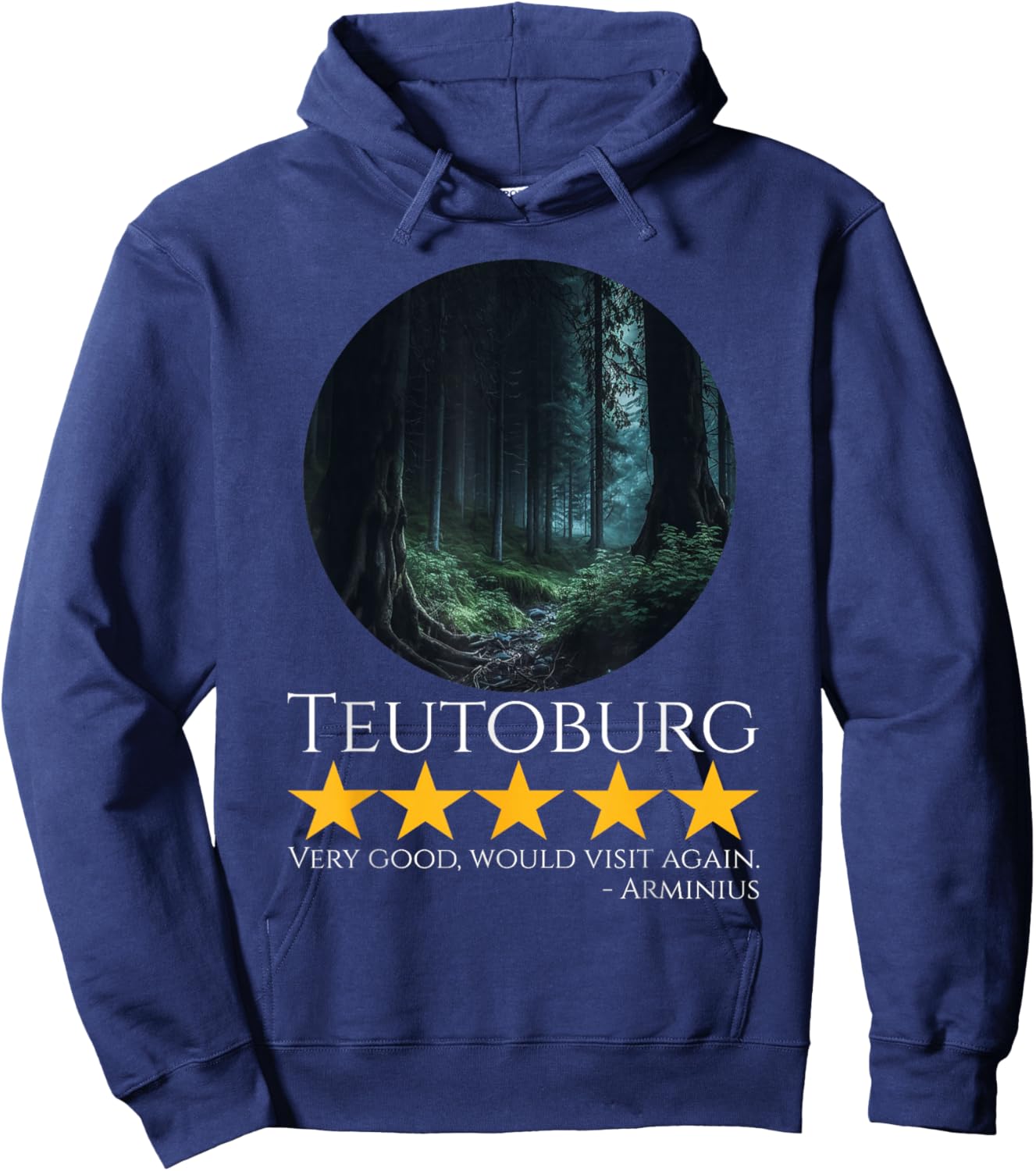 Ancient Rome & German History Meme - Teutoburg - Arminius Hoodie - Hoodie | Navy