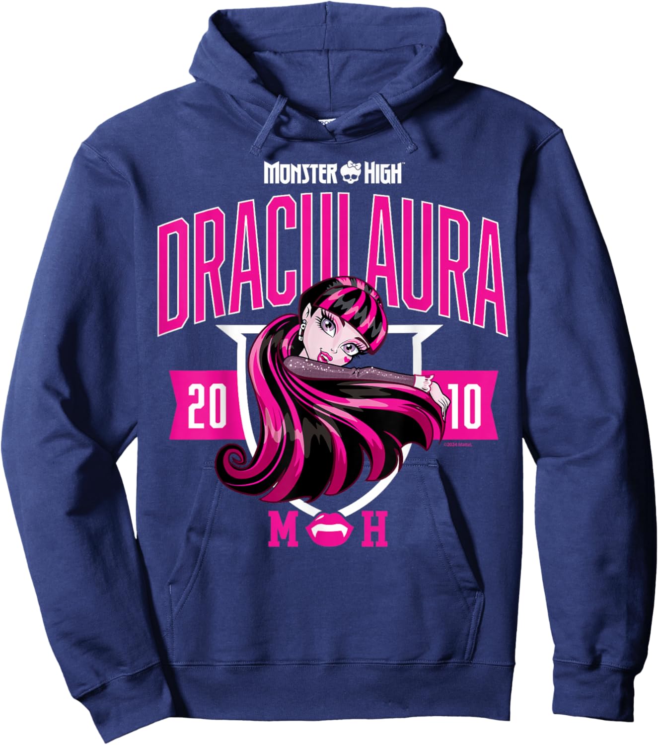 Monster High -Draculaura Collegiate Hoodie - Hoodie | Navy