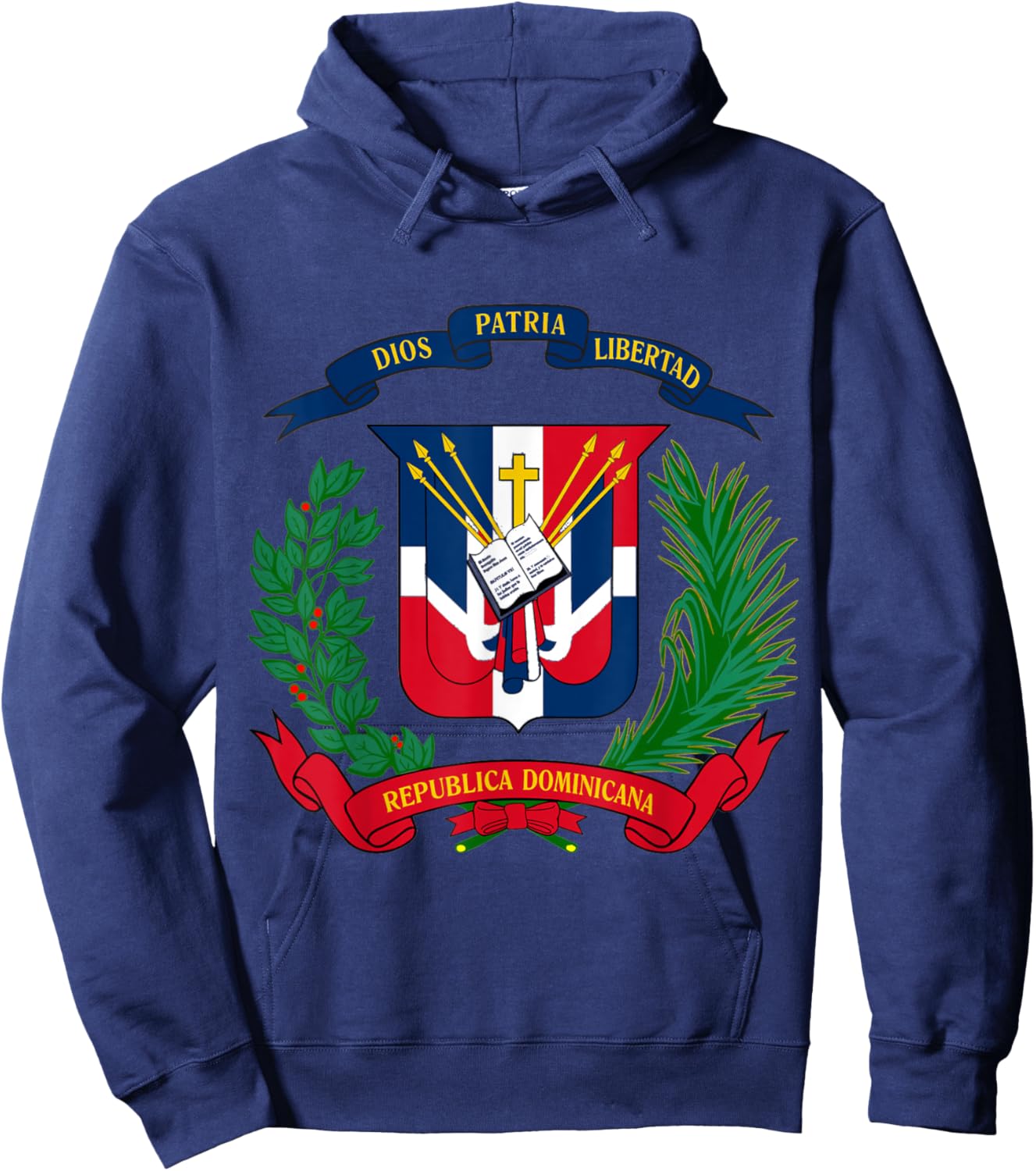 Escudo Dominicano Hoodie - Hoodie | Navy