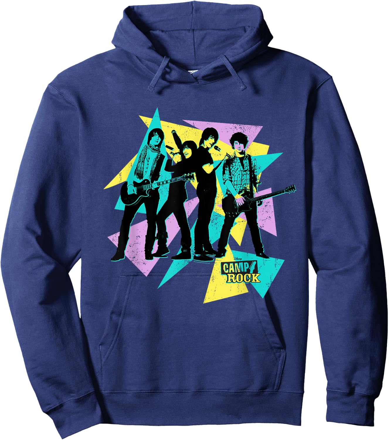 Disney Channel Camp Rock Mitchie Torres and Connect 3 Hoodie - Hoodie | Navy