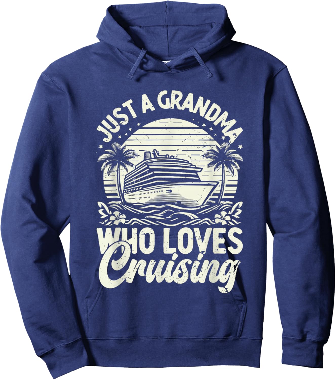 Just a Grandma who loves Cruising Hoodie - Hoodie | Navy