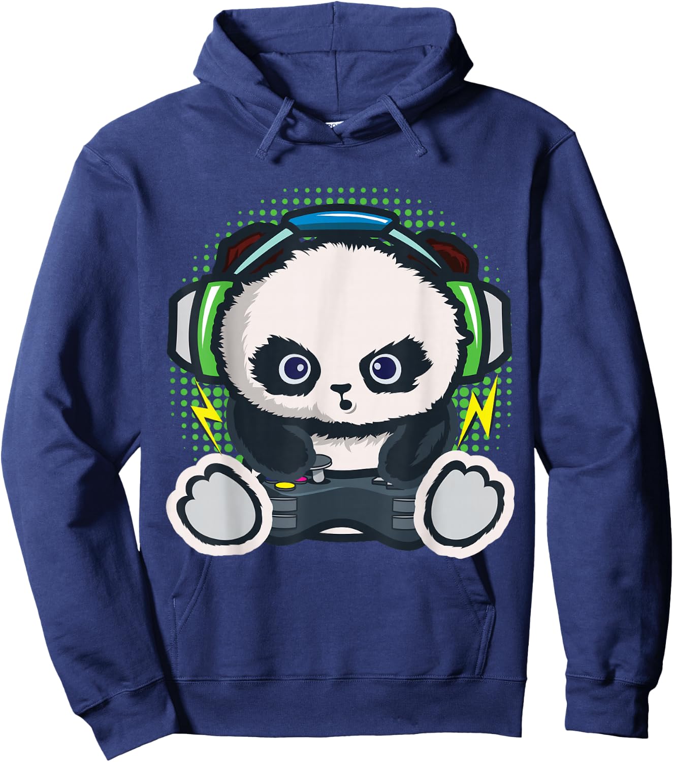 Gamer Shirt Boys Children Gaming Gift Panda Gamer Hoodie - Hoodie | Navy