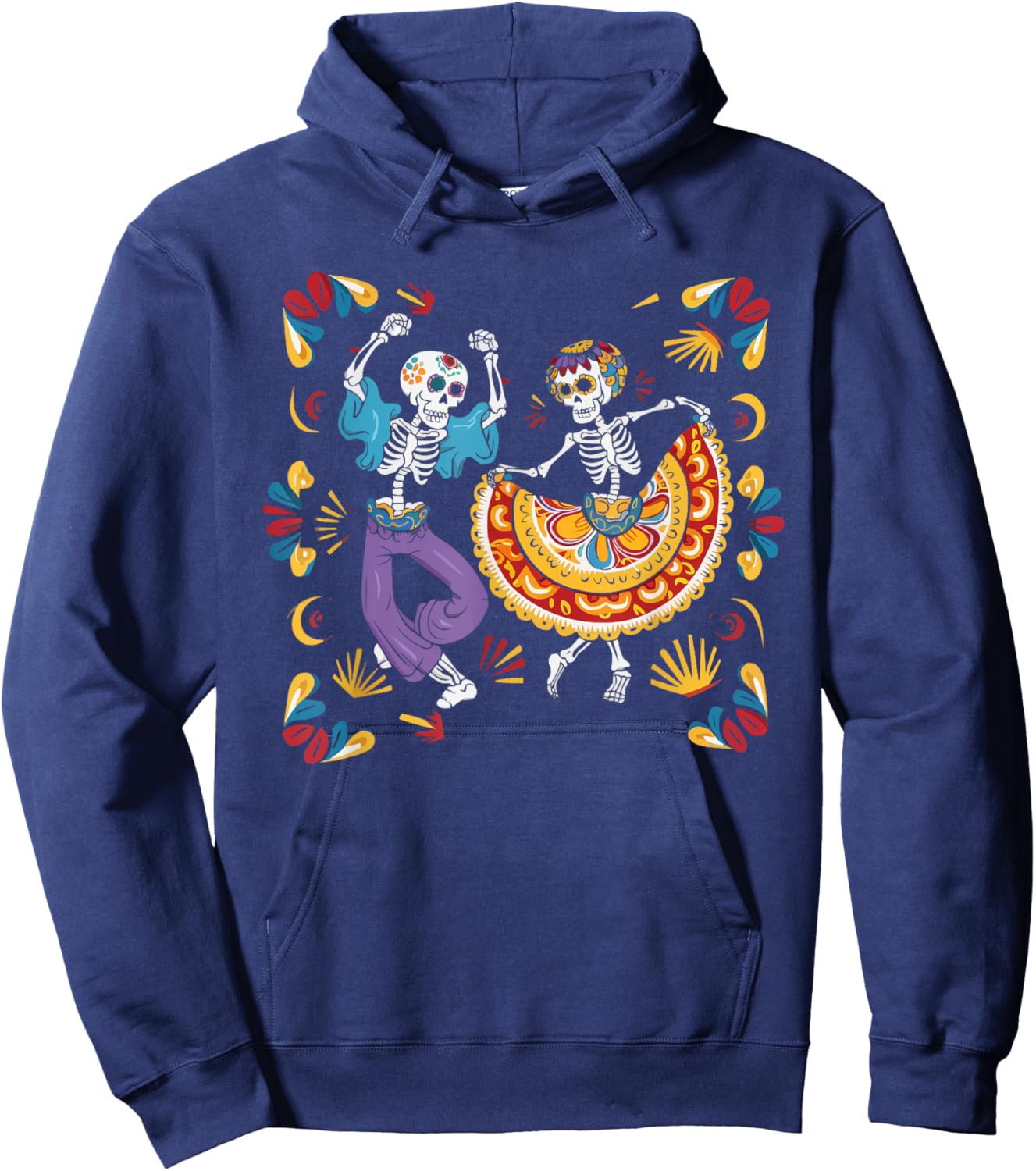 Ballet Folklorico Dancer Mexico Traditional Mexican Dance Hoodie - Hoodie | Navy