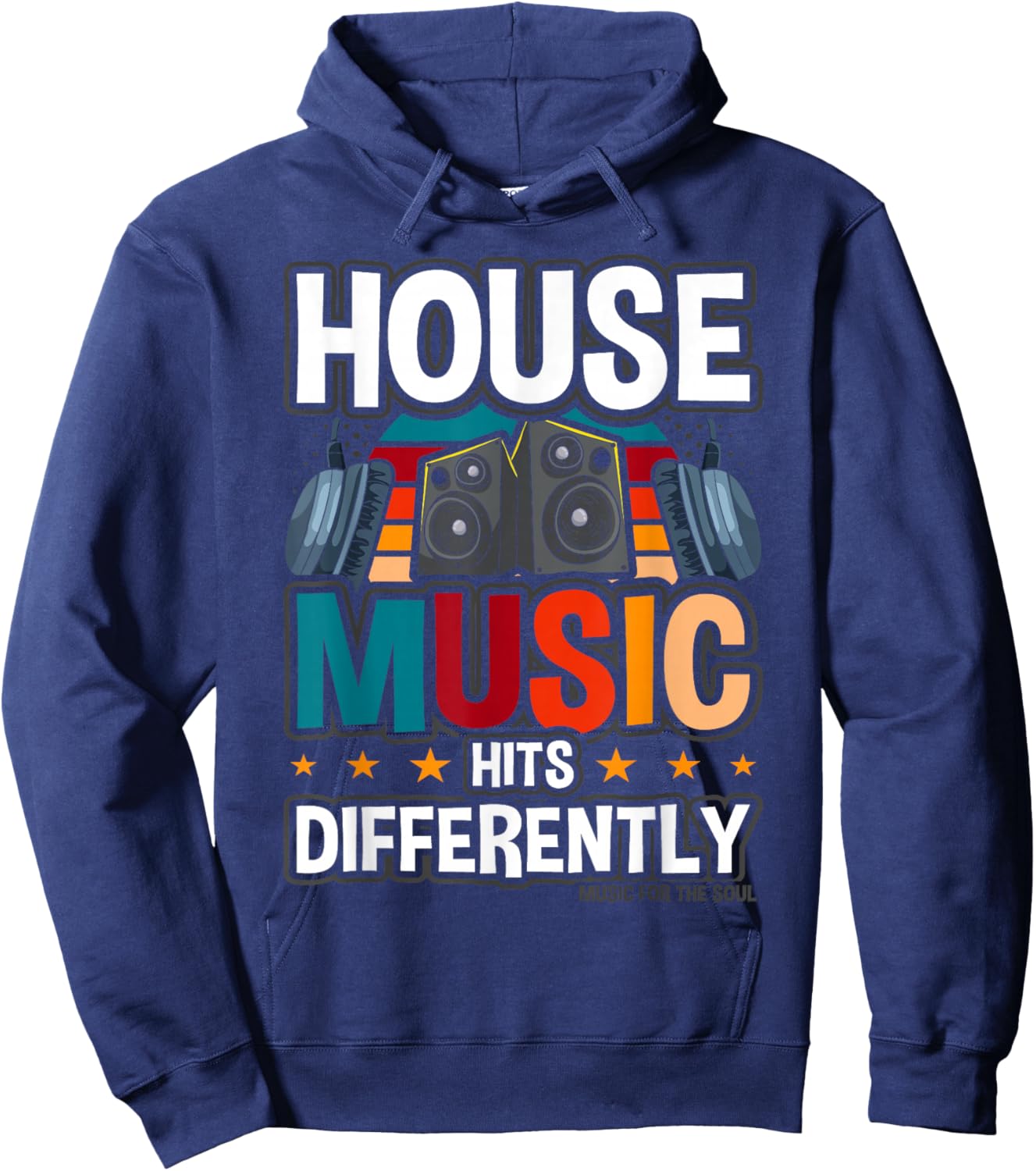 House Music Deep House Dance Hoodie - Hoodie | Navy
