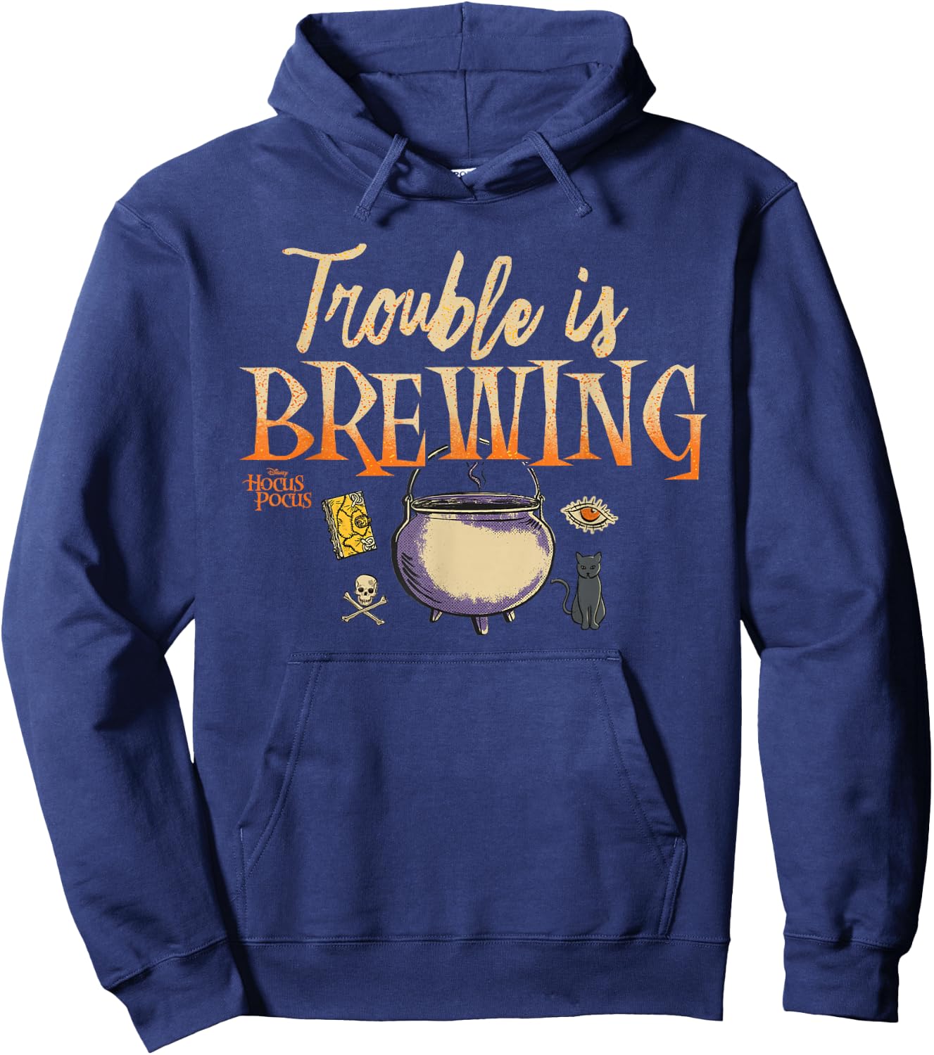 Disney Hocus Pocus Cauldron Trouble is Brewing Hoodie - Hoodie | Navy